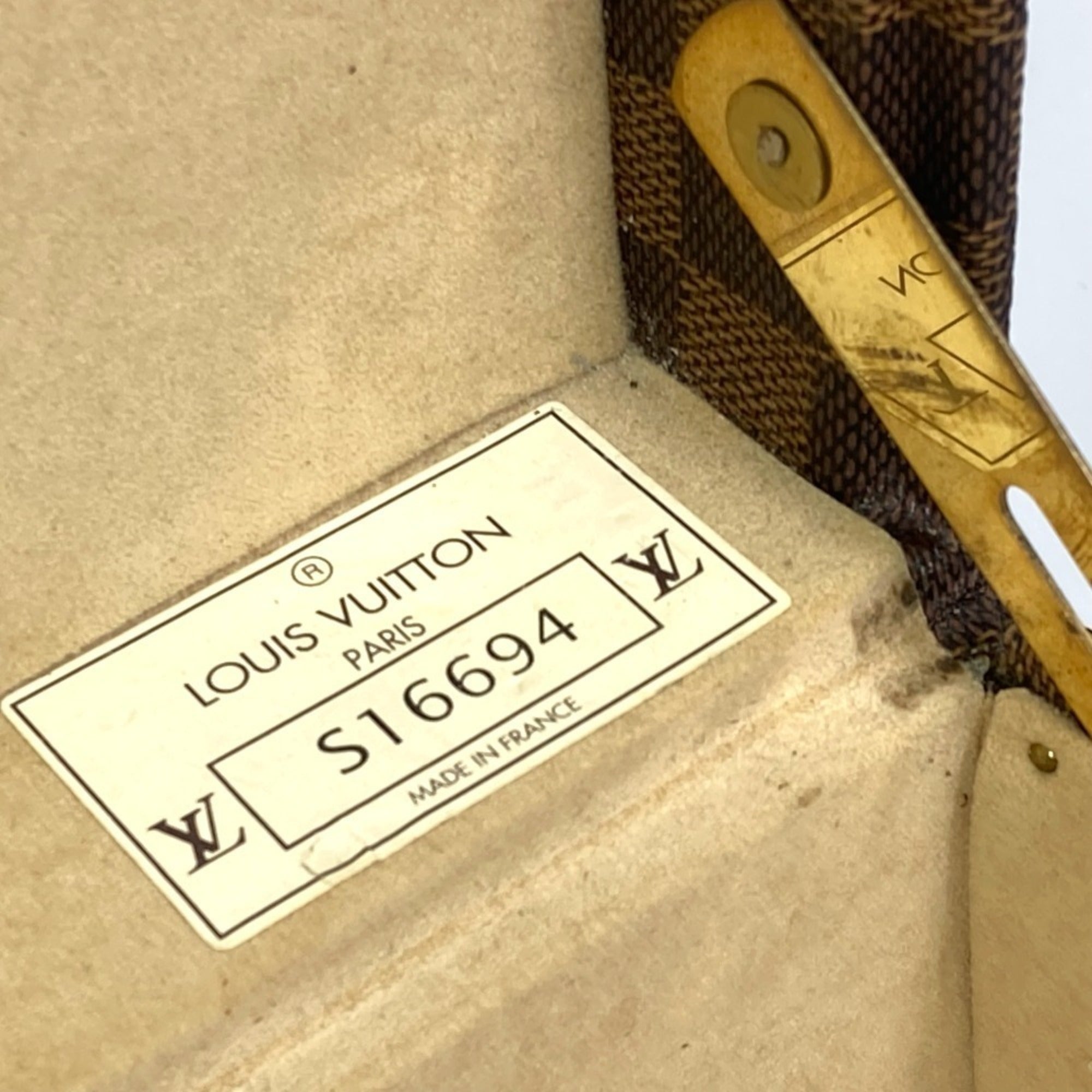 Louis Vuitton Brown Damier Canvas Damier Canvas Briefcase (Pre-Owned)