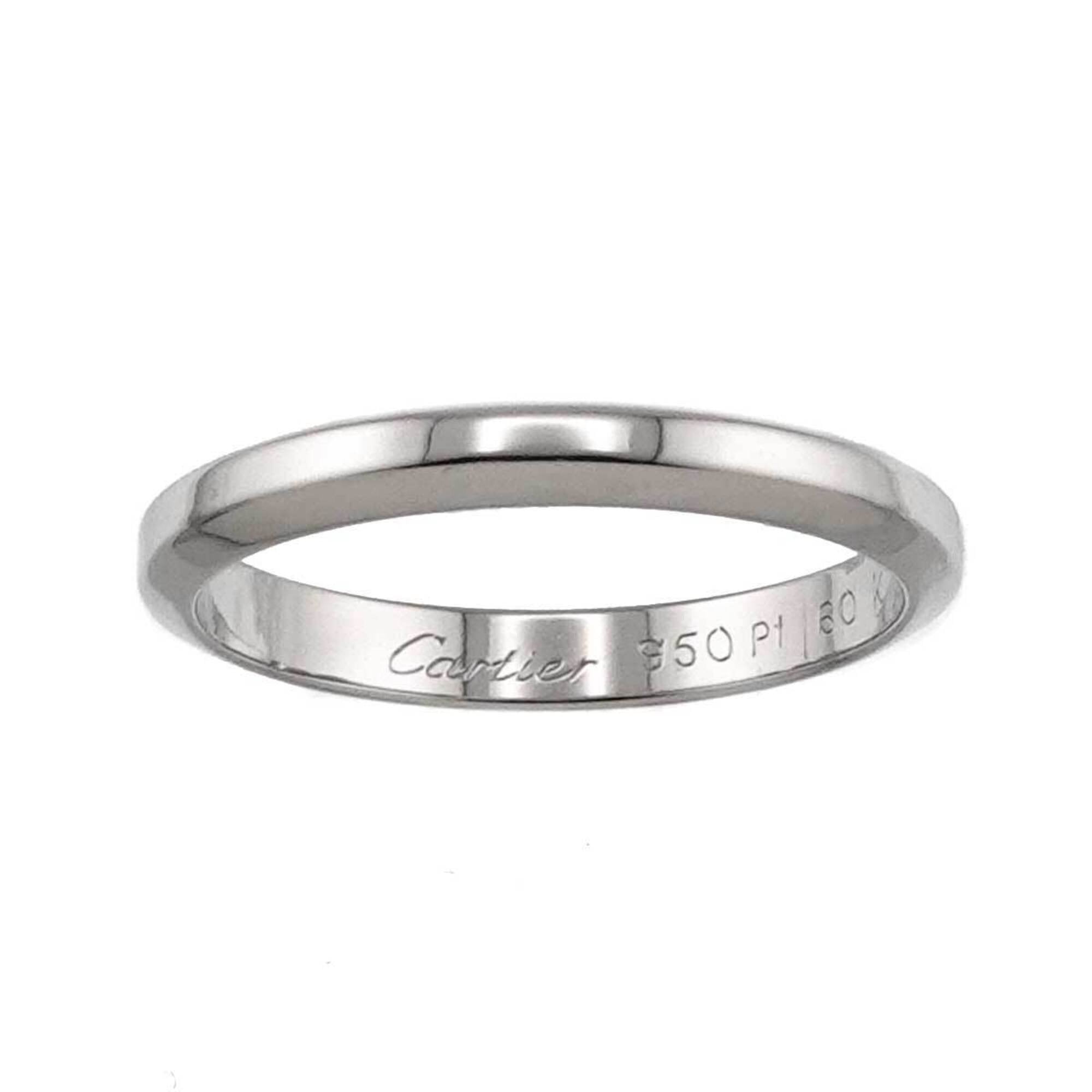 Cartier Platinum 950 Band Ring (Pre-Owned)