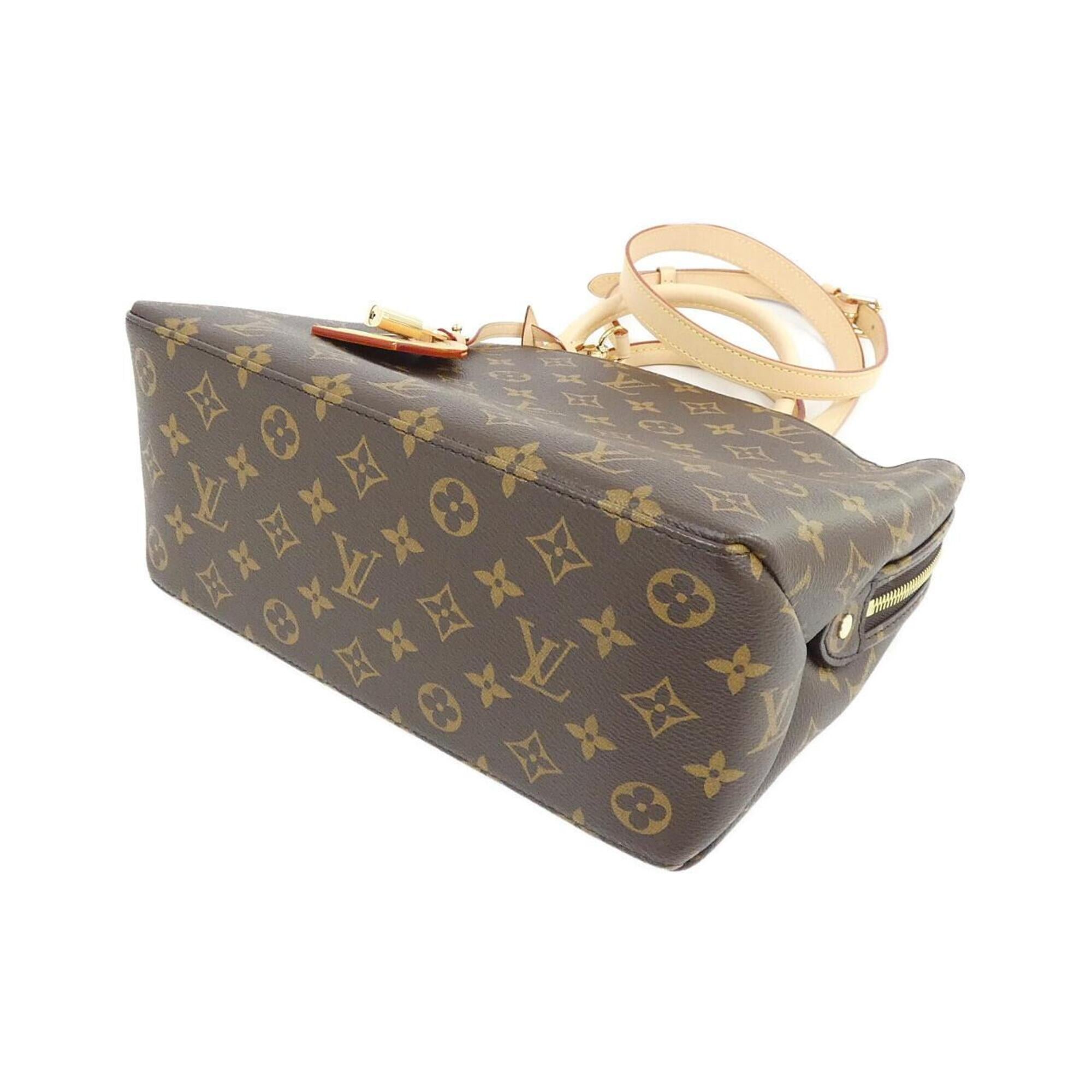 Louis Vuitton Marron Coated Canvas Handbag (Pre-Owned)