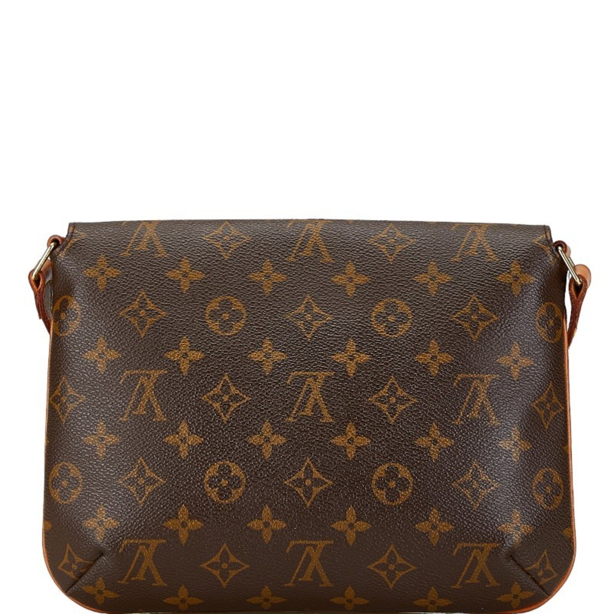 Louis Vuitton Brown Pvc Leather Handbag Shoulder Bag (Pre-Owned)