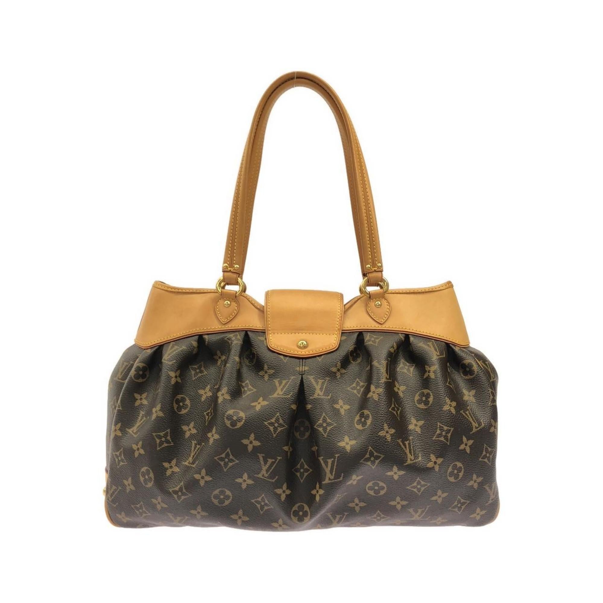 Louis Vuitton Marron Coated Canvas Shoulder Bag (Pre-Owned)