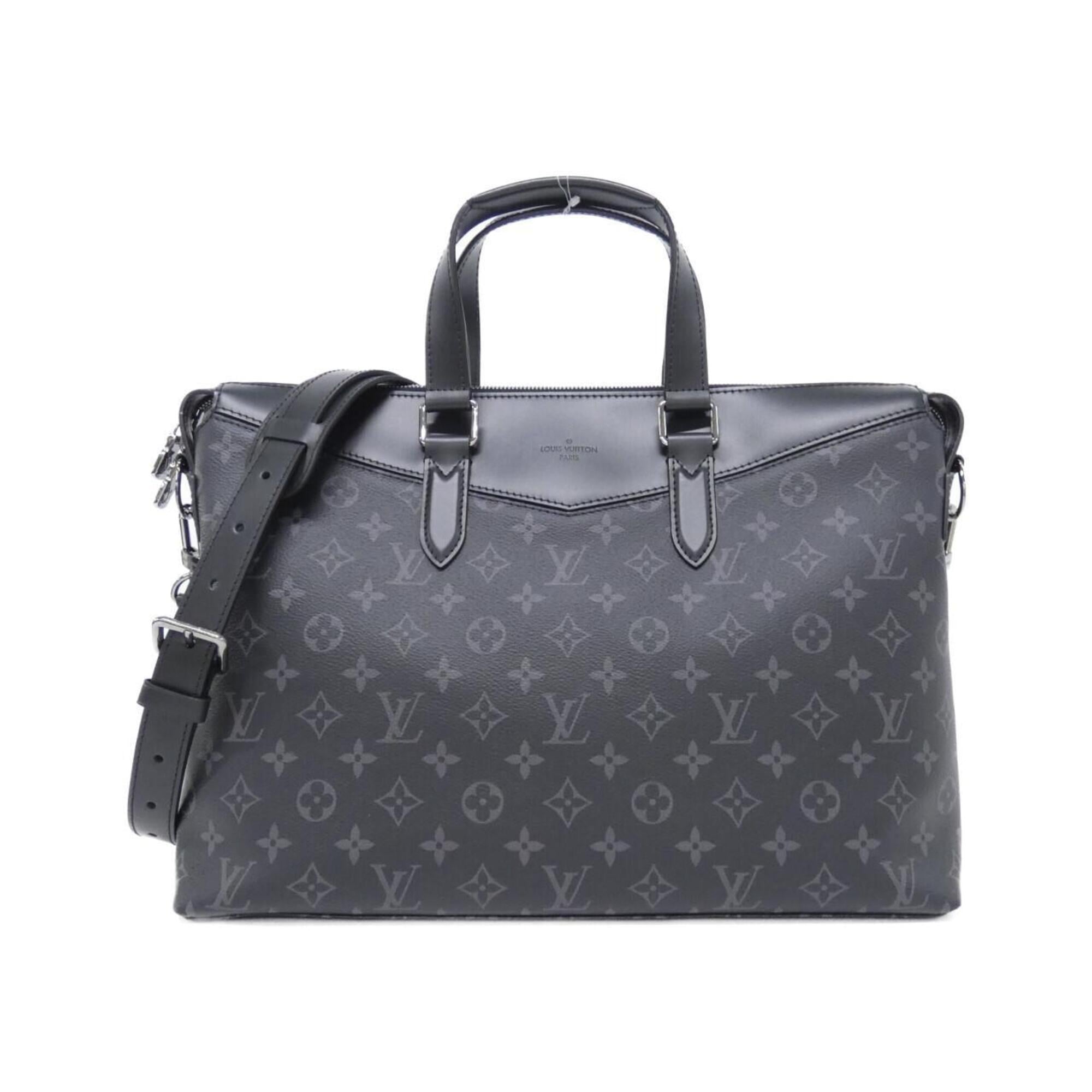 Louis Vuitton Monogram Eclipse Black Coated Canvas Briefcase (Pre-Owned)