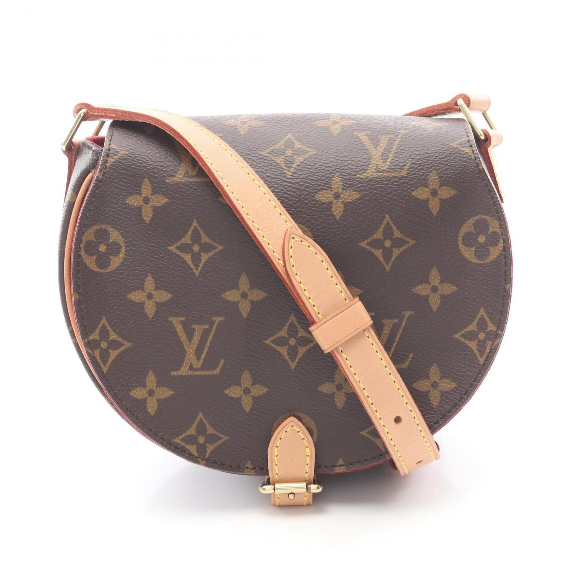 Louis Vuitton Brown Monogram Coated Canvas Leather Handbag Shoulder Bag (Pre-Owned)