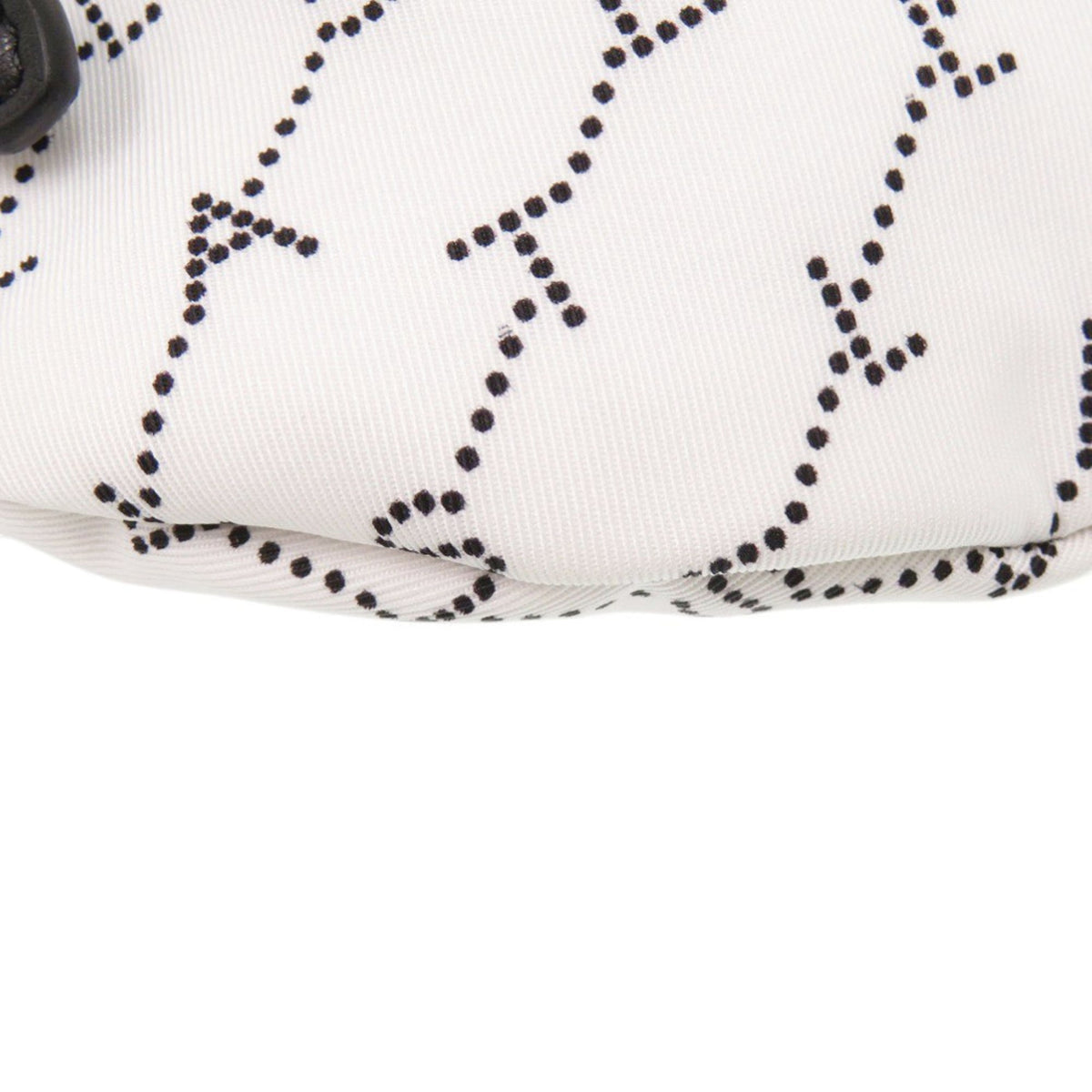 Stella Mccartney Black White Nylon Fanny Pack Sling Bag (Pre-Owned)