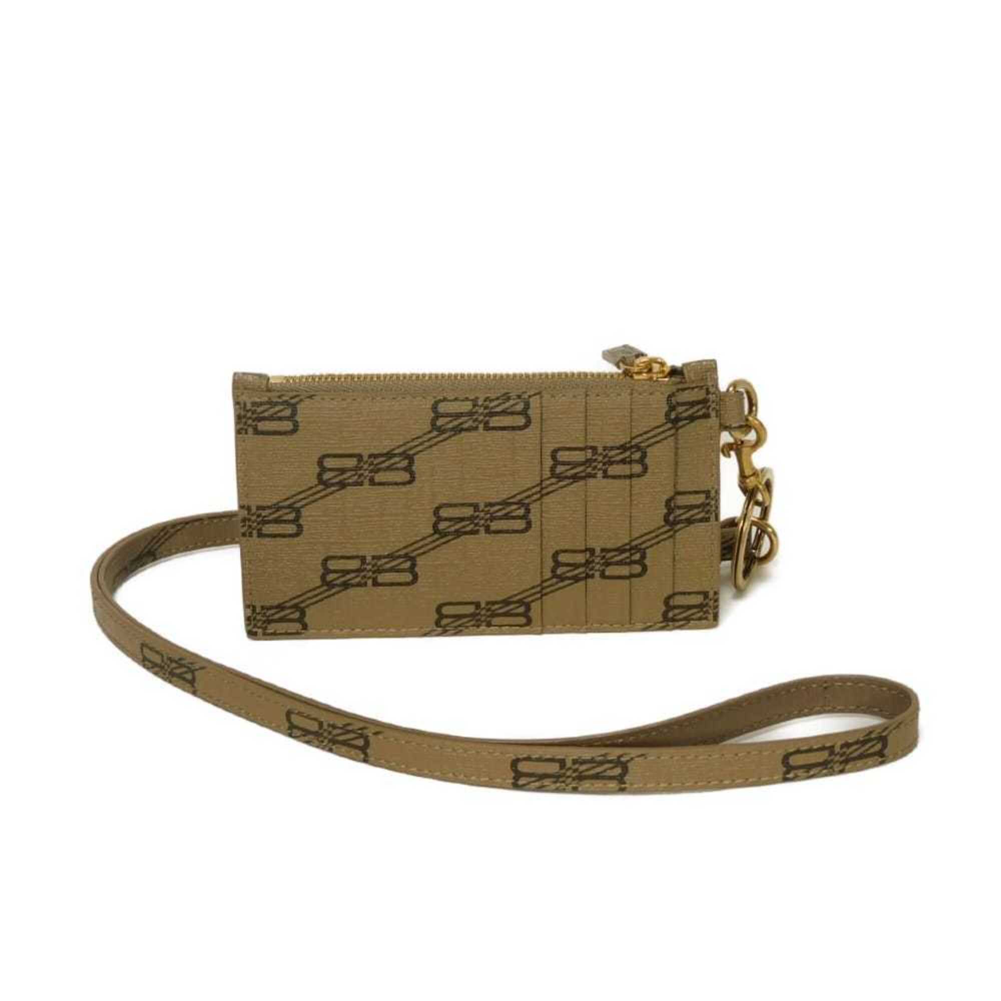 Balenciaga Beige Coated Canvas Pouch (Pre-Owned)