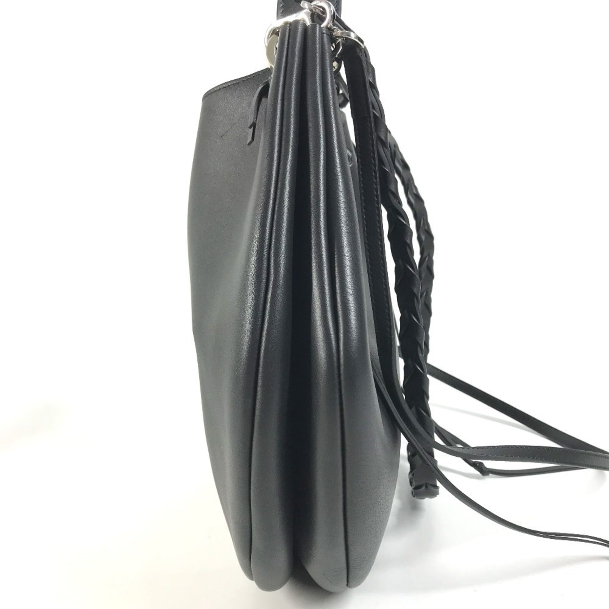Loewe Black Leather Handbag Shoulder Bag (Pre-Owned)