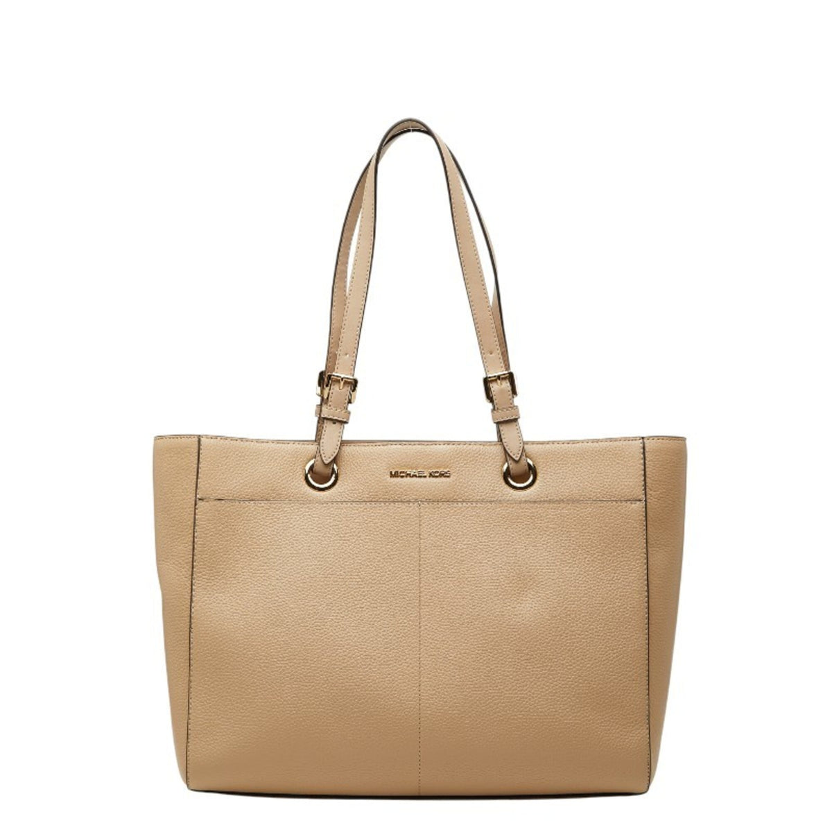 Michael Kors Beige Leather Tote Bag (Pre-Owned)