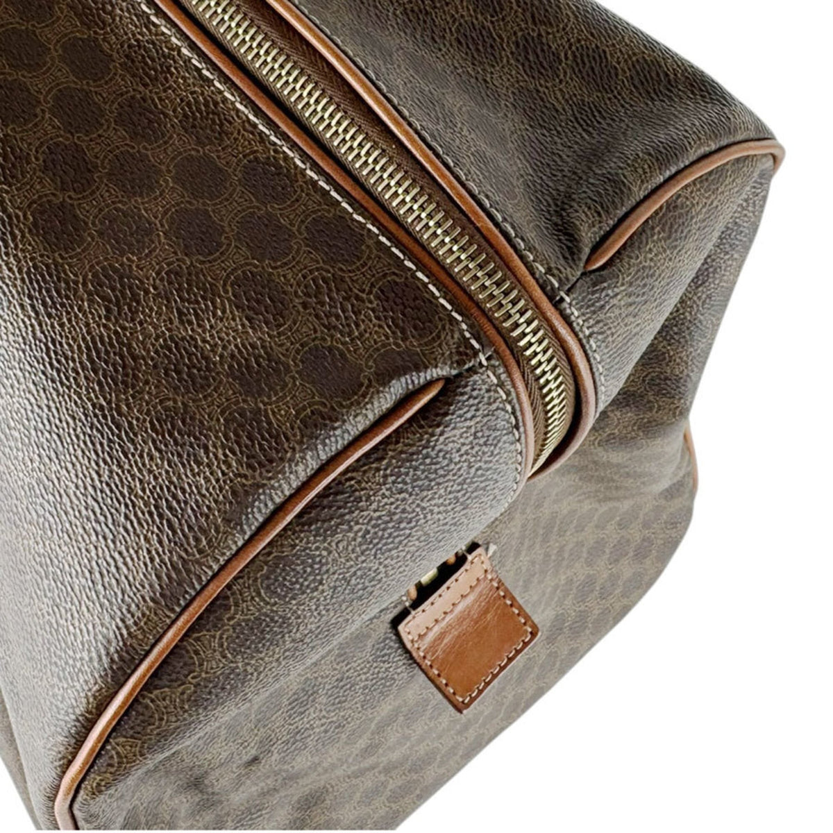 Celine Brown Pvc Handbag (Pre-Owned)