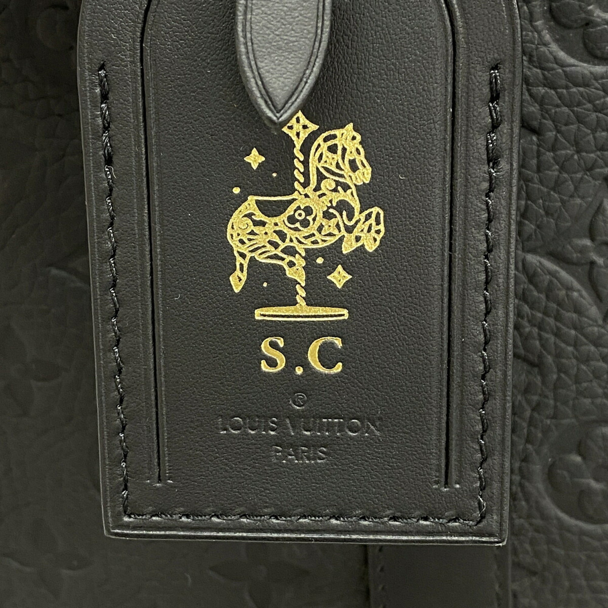 Louis Vuitton Black Tote Bag (Pre-Owned)