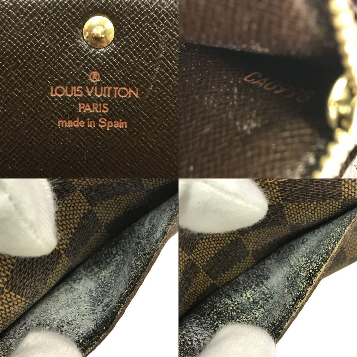 Louis Vuitton Damier Brown Long Wallet (Bi-Fold) (Pre-Owned)
