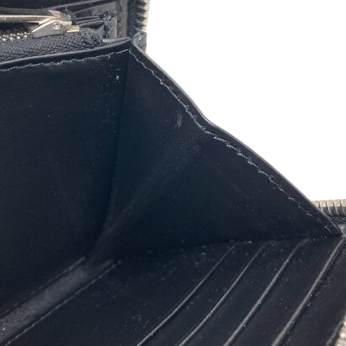Celine Black Leather Long Wallet (Bi-Fold) (Pre-Owned)