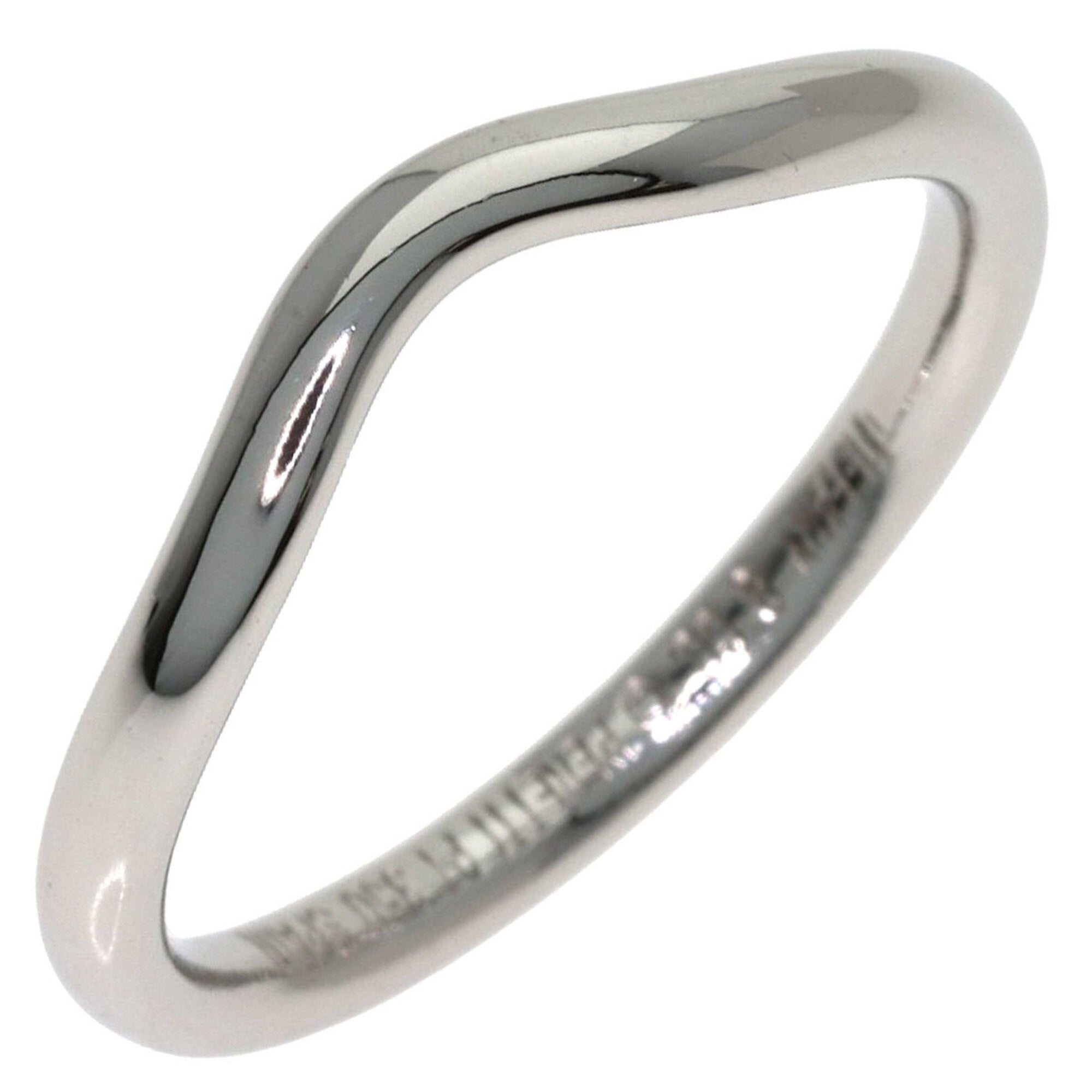 Tiffany Platinum Platinum 950 Band Ring (Pre-Owned)