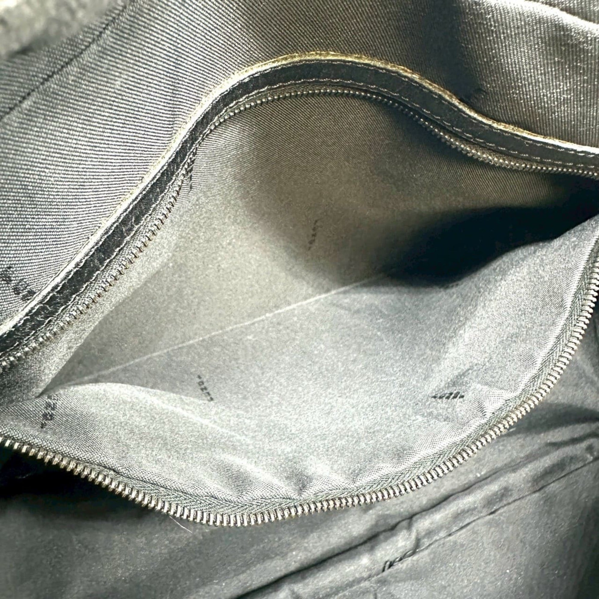 Fendi Dark Brown Canvas Handbag Tote Bag (Pre-Owned)