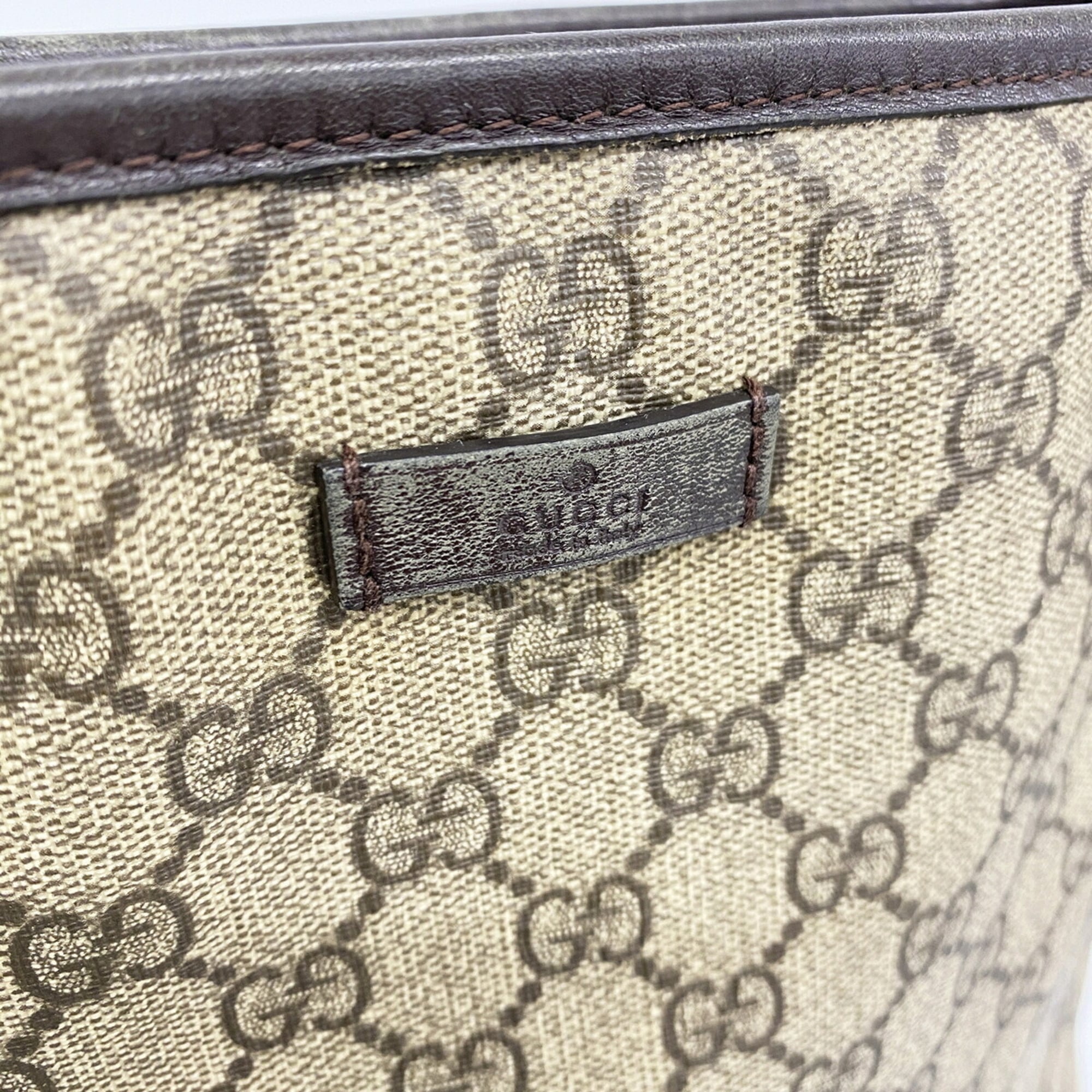 Gucci Brown Pvc Shoulder Bag (Pre-Owned)