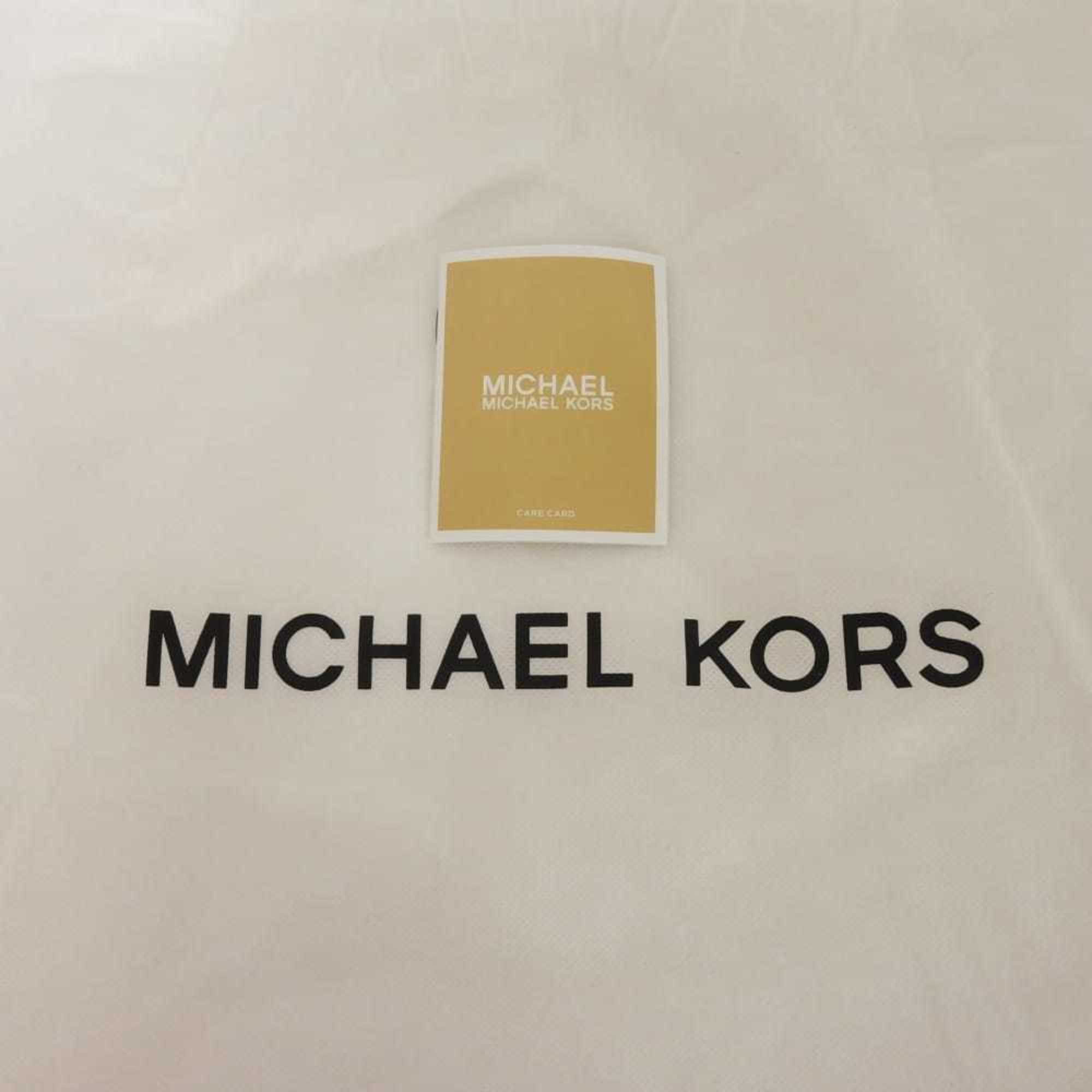 Michael Kors Red Color Leather Shoulder Bag Tote Bag (Pre-Owned)