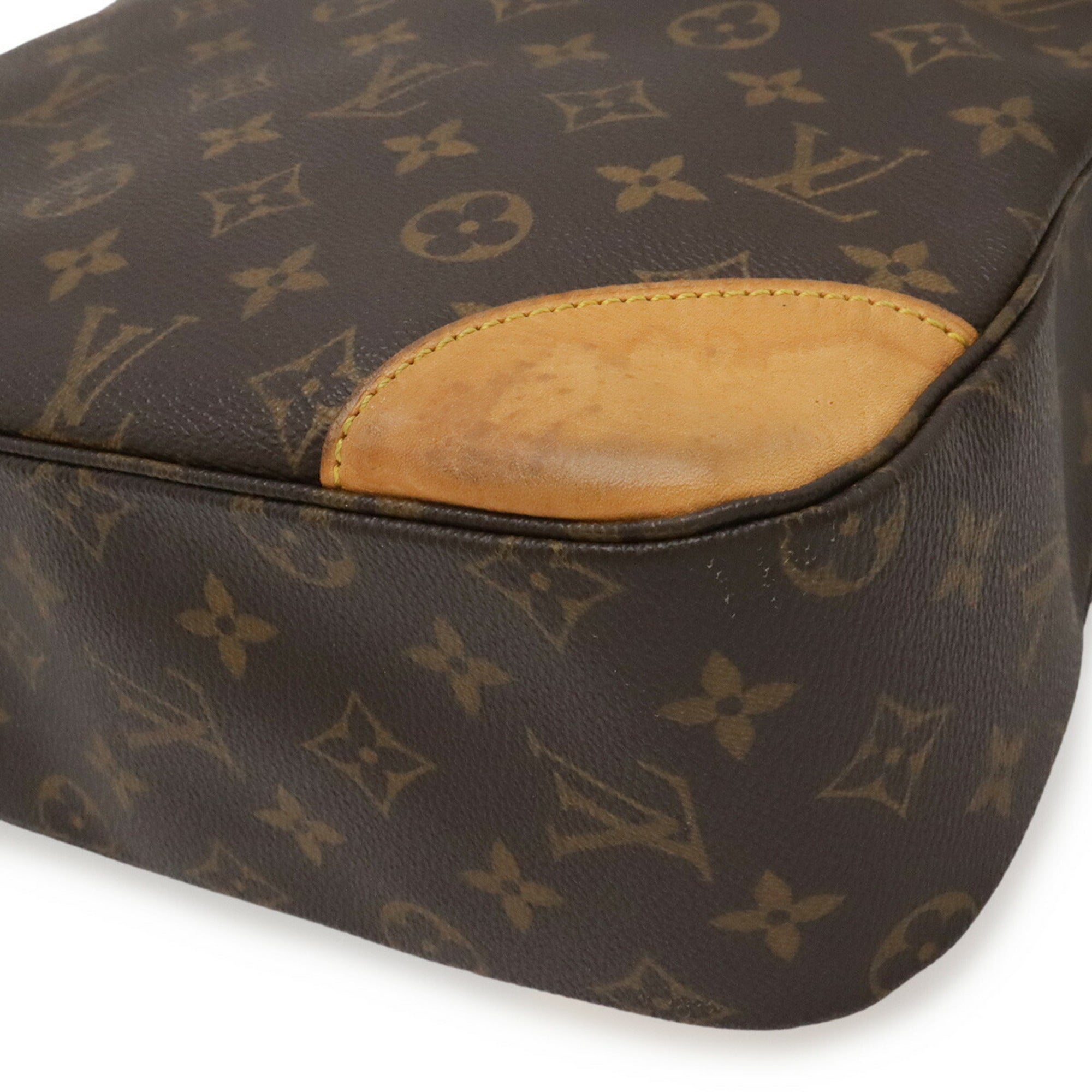 Louis Vuitton Brown Monogram Canvas Pvc Coated Canvas Shoulder Bag (Pre-Owned)
