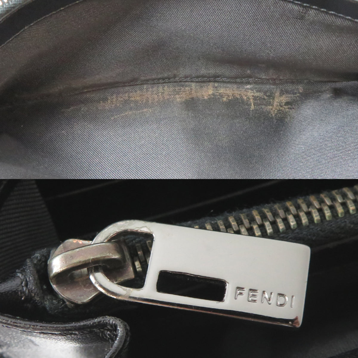 Fendi Brown Canvas Leather Long Wallet (Bi-Fold) (Pre-Owned)