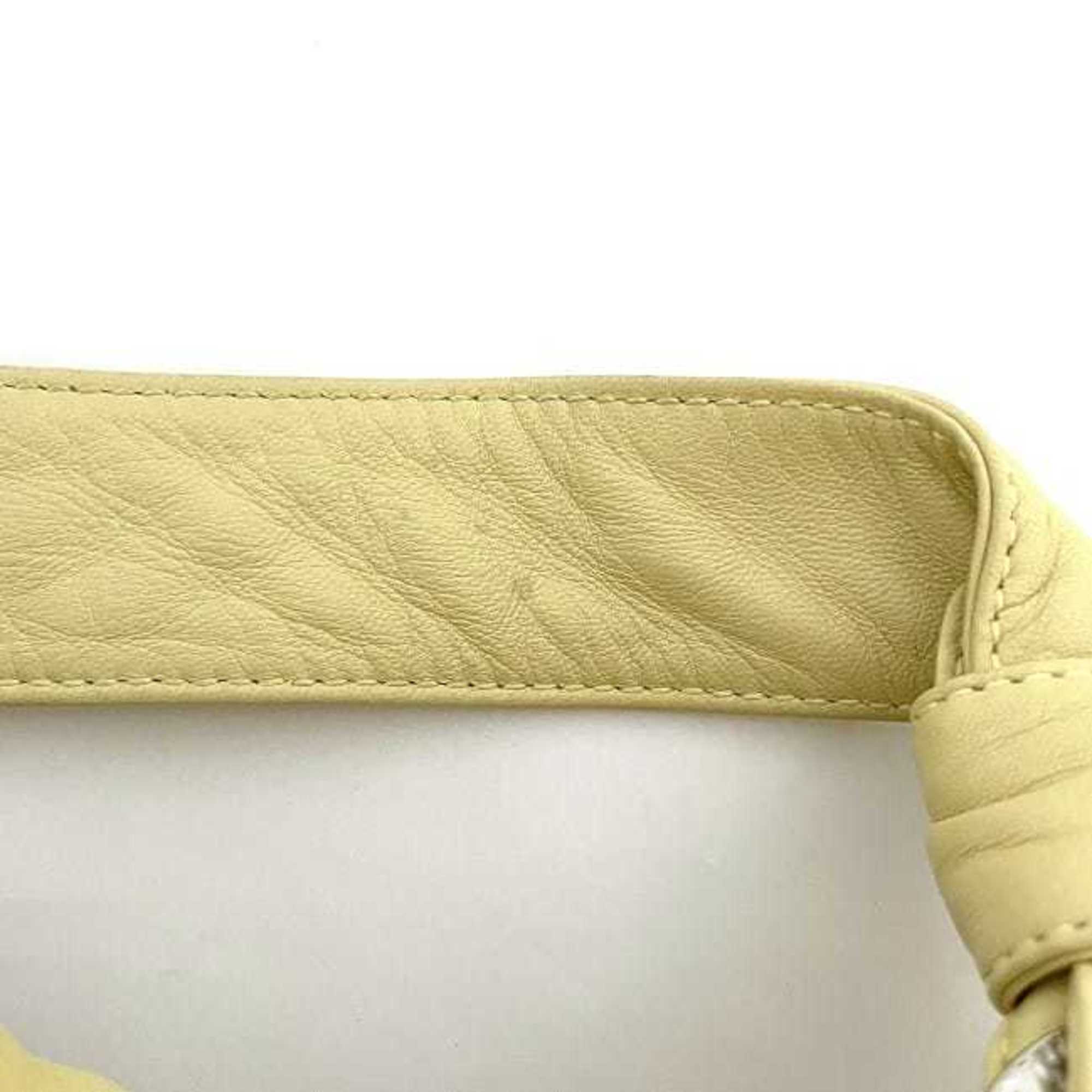 Loewe Yellow Leather Handbag Tote Bag (Pre-Owned)