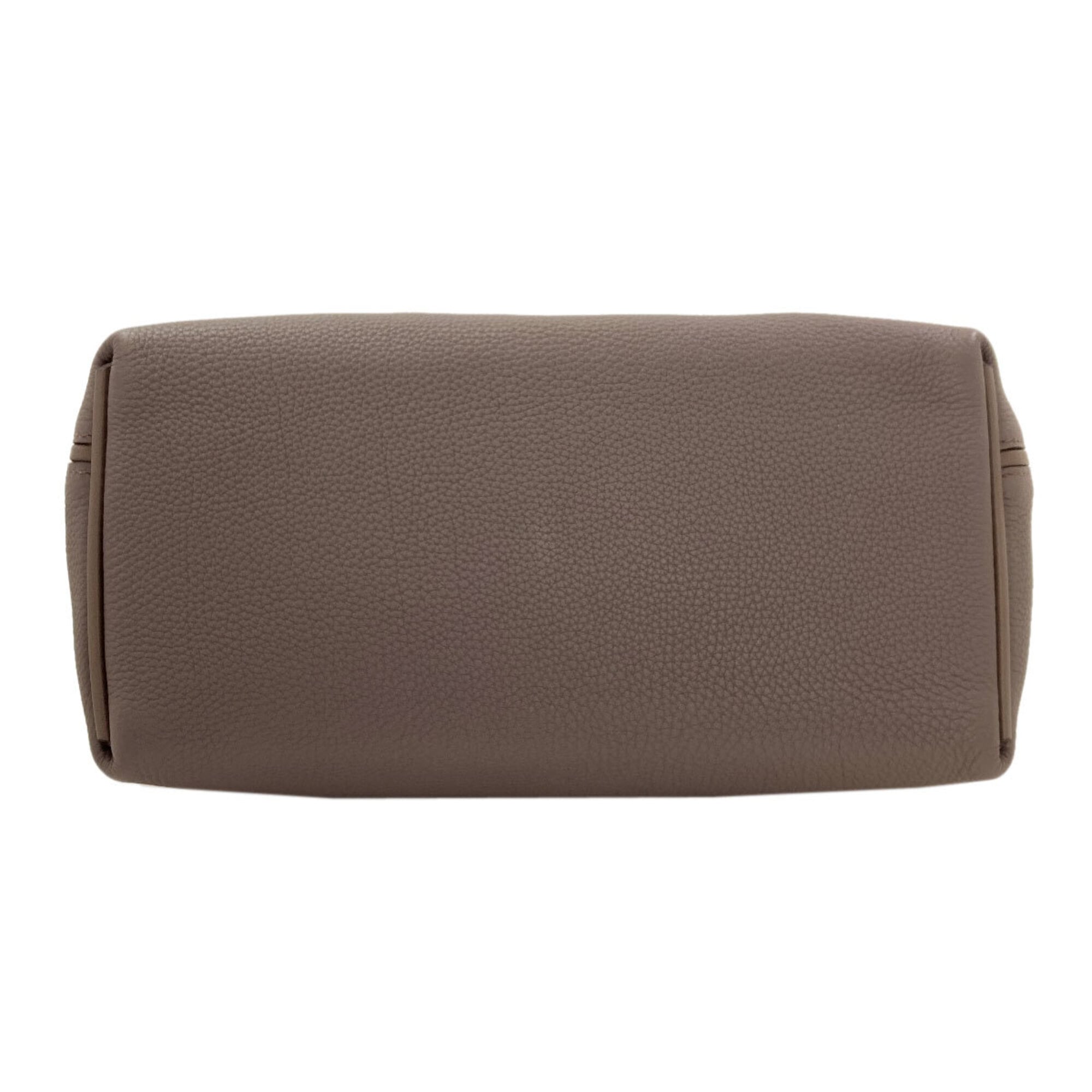 Hermes Etain Togo Leather Handbag (Pre-Owned)