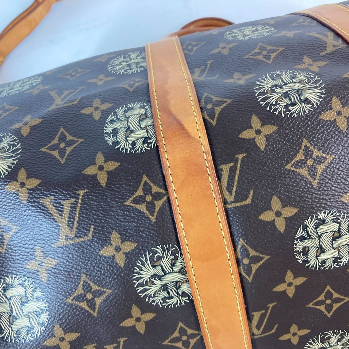 Louis Vuitton Brown Monogram Canvas Boston Bag Shoulder Bag (Pre-Owned)