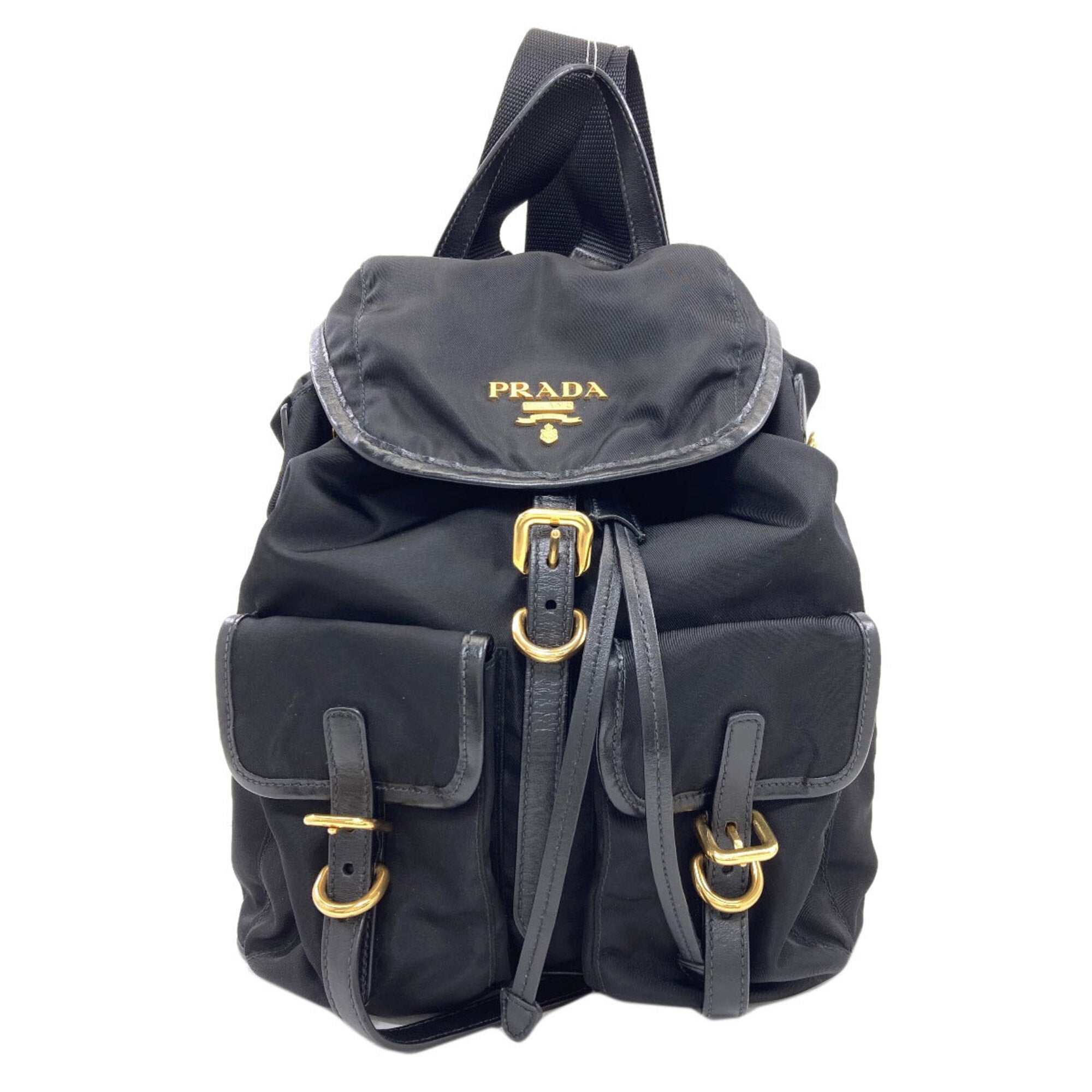 Prada Black Nylon Backpack (Pre-Owned)