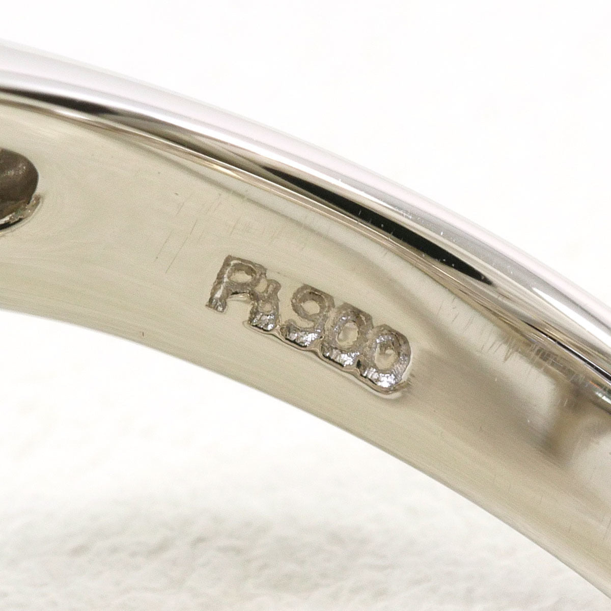 Unbranded Blue Platinum Platinum 900 Band Ring (Pre-Owned)