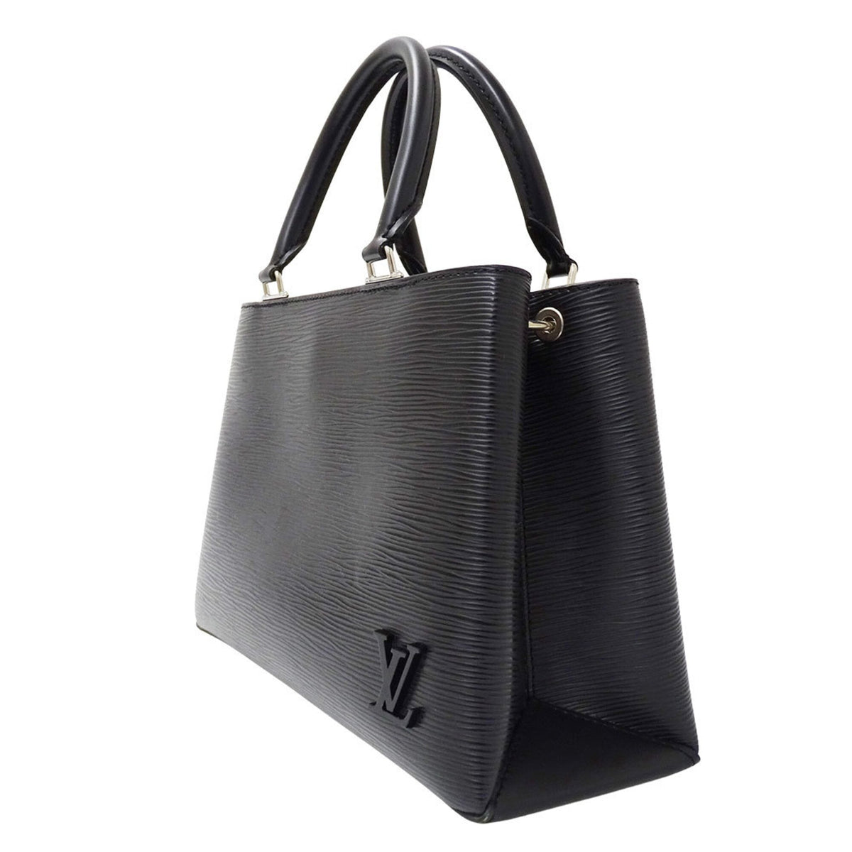 Louis Vuitton Black Noir Epi Leather Handbag Shoulder Bag (Pre-Owned)