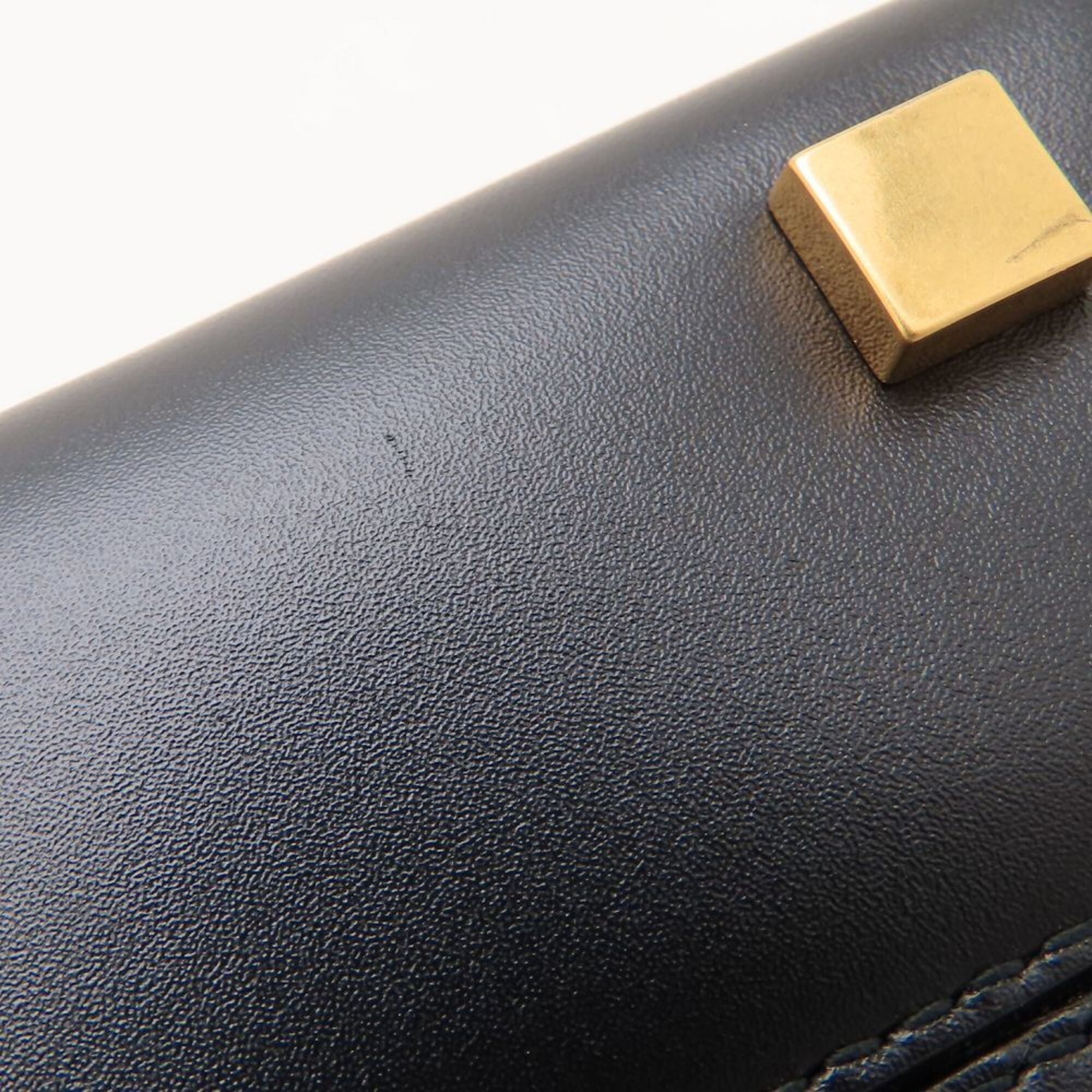 Yves Saint Laurent Black Leather Shoulder Bag (Pre-Owned)