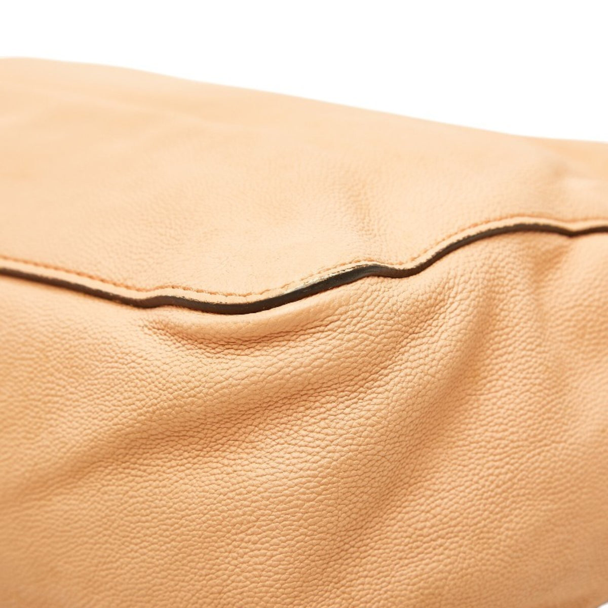 Chloé Pink Orange Leather Shoulder Bag (Pre-Owned)