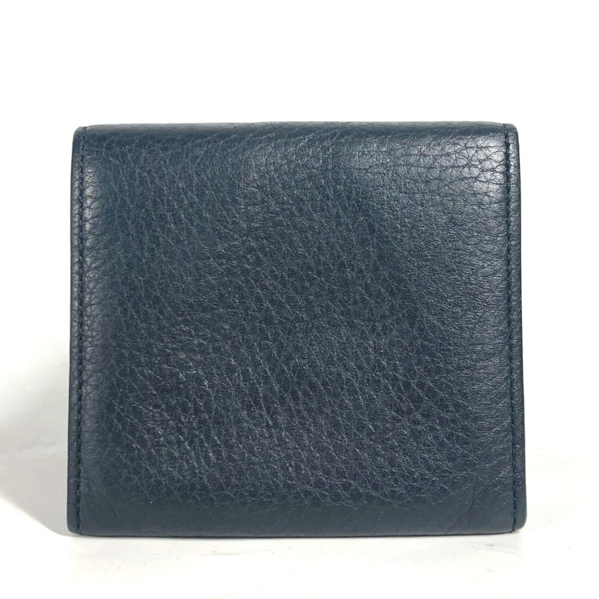 Cartier Black Leather Coin Purse/Coin Case (Pre-Owned)