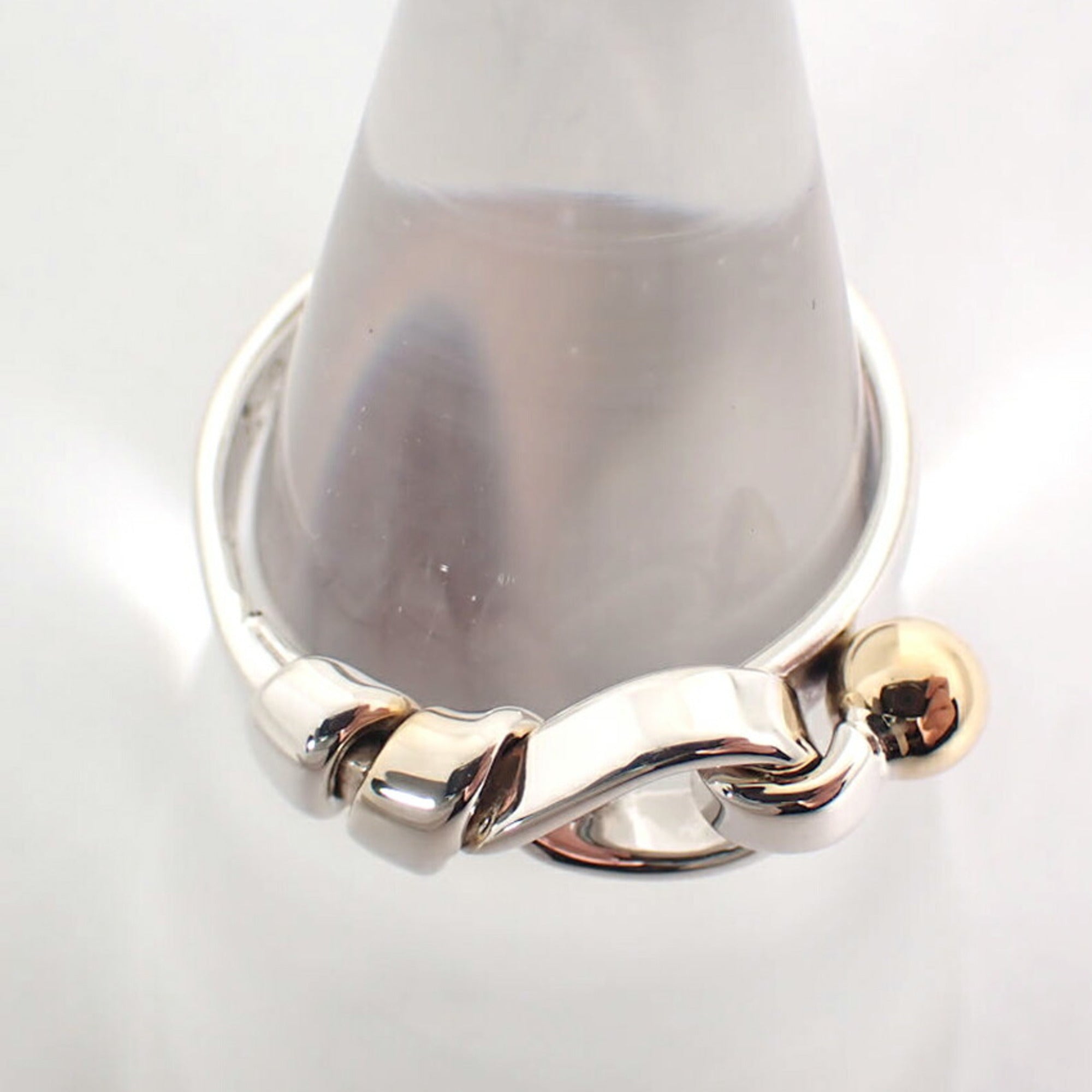 Tiffany Yellow Gold (18K) Sterling Silver 925 Band Ring (Pre-Owned)