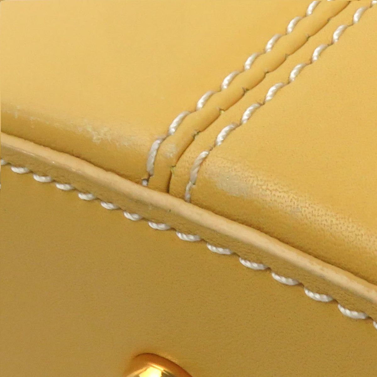 Loewe Yellow Leather Backpack (Pre-Owned)