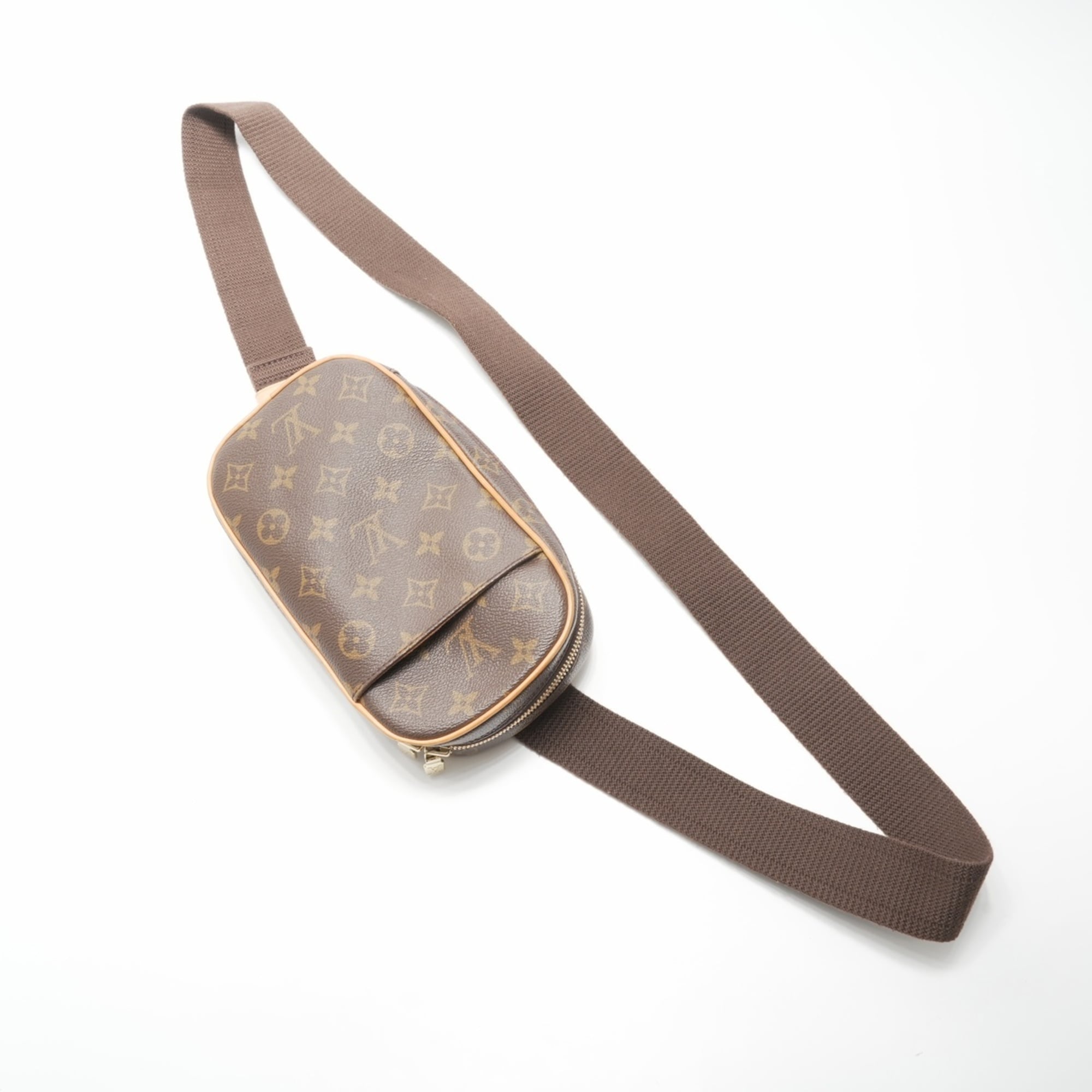 Louis Vuitton Monogram Brown Monogram Pochette Shoulder Bag (Pre-Owned)