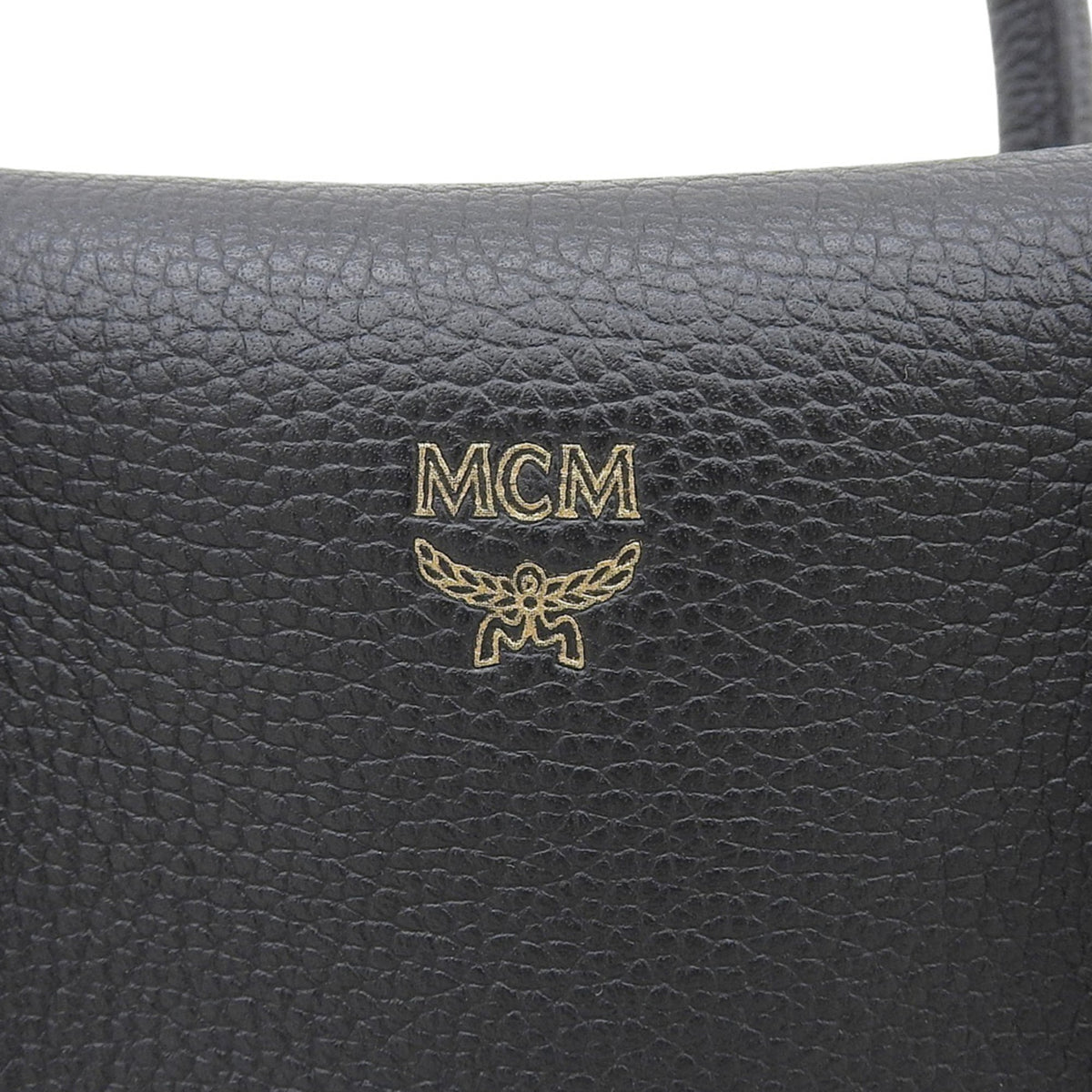 Mcm Black Leather Handbag (Pre-Owned)