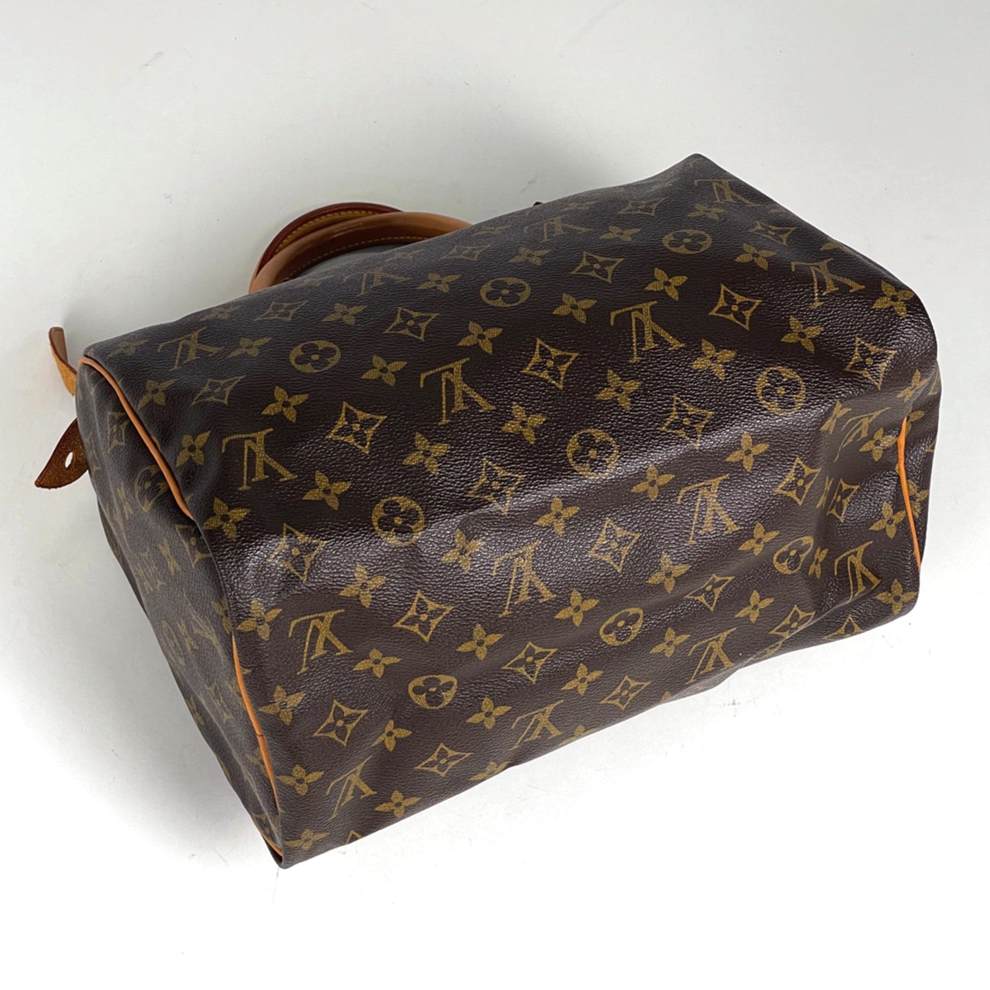 Louis Vuitton Brown Monogram Boston Bag Handbag (Pre-Owned)