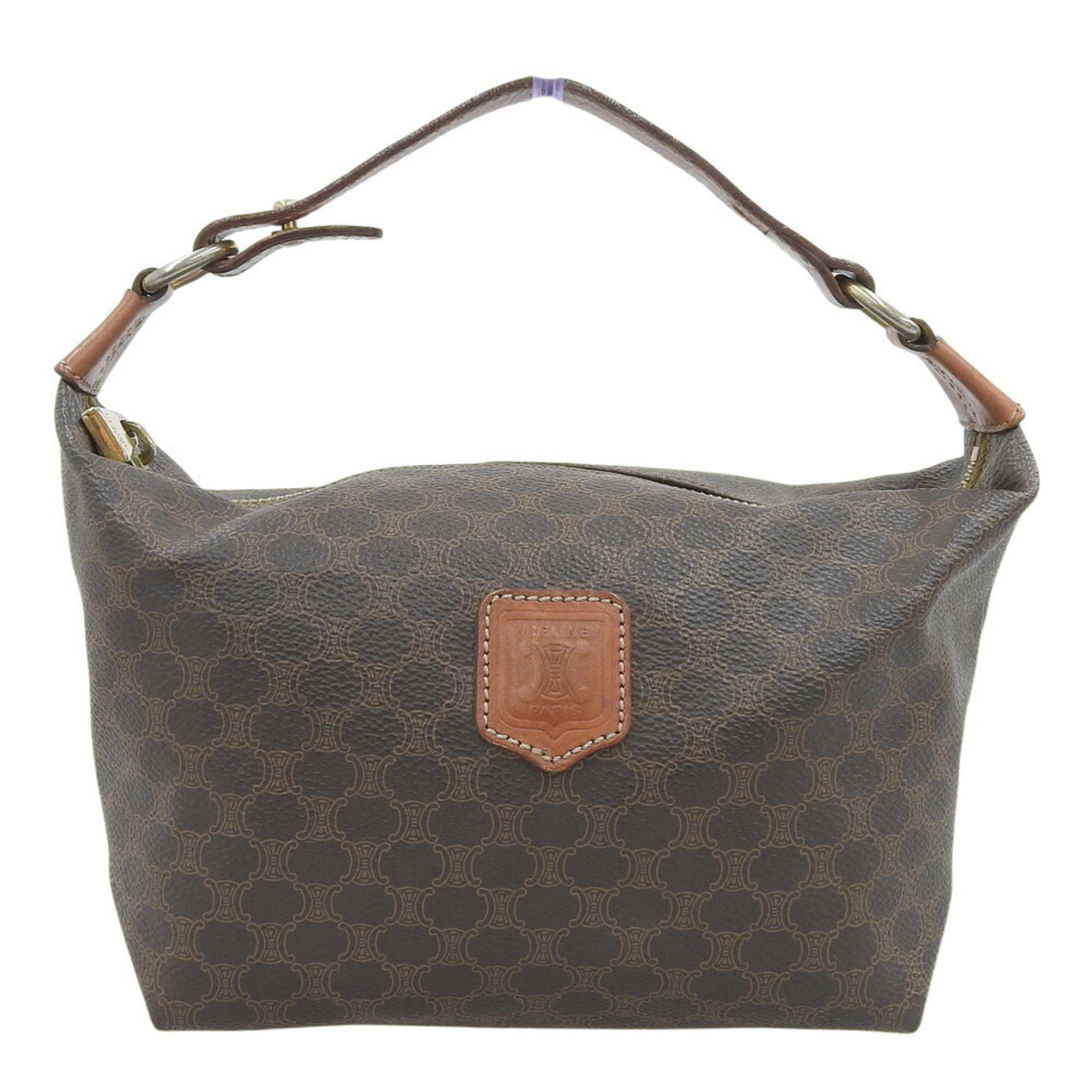 Celine Brown Pvc Pouch Shoulder Bag (Pre-Owned)