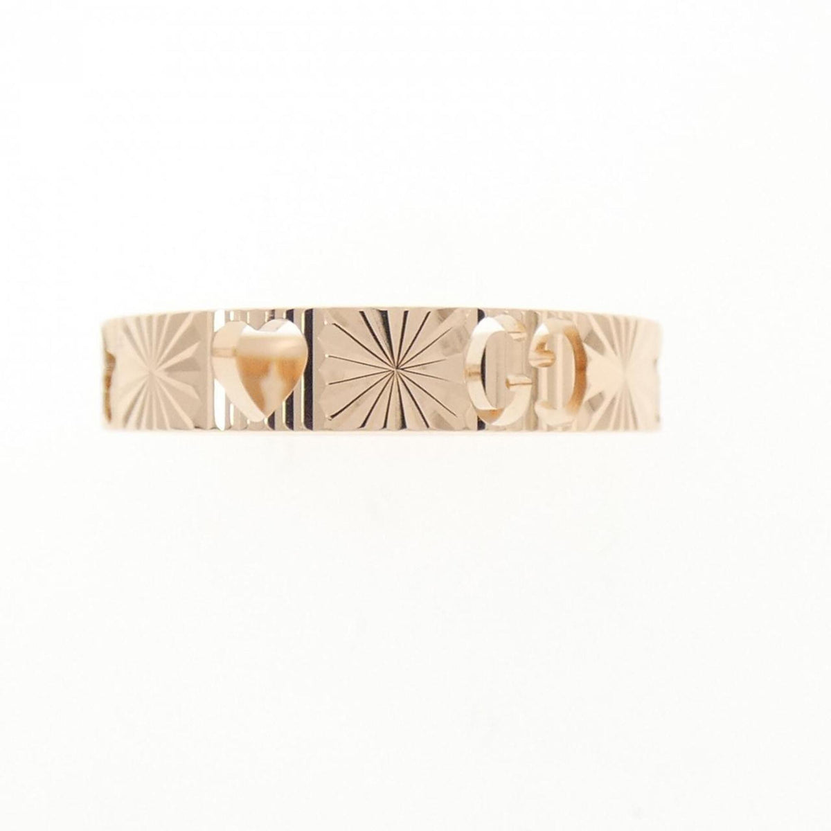Gucci Pink Gold Pink Gold (18K) Band Ring (Pre-Owned)