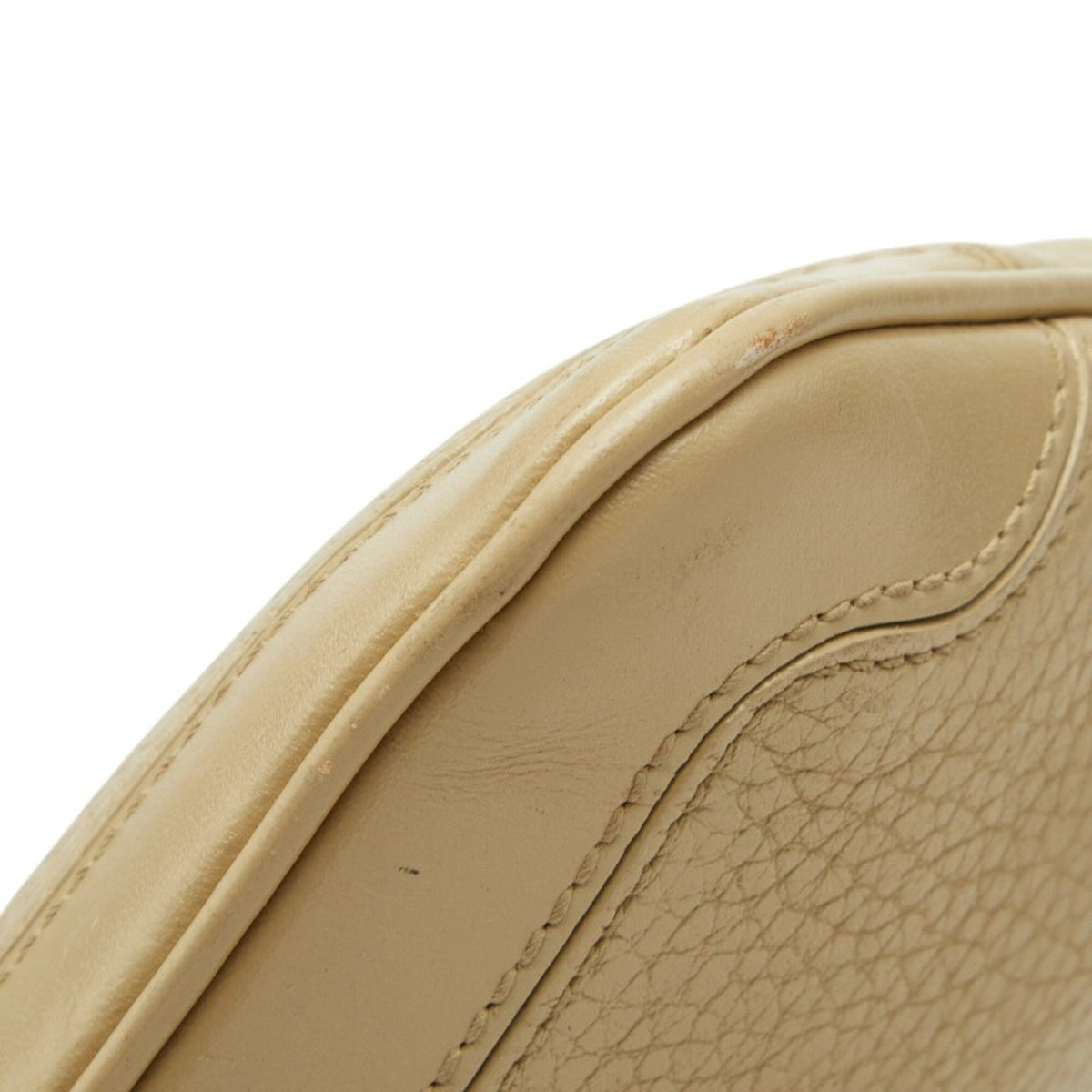 Burberry Beige Leather Shoulder Bag (Pre-Owned)