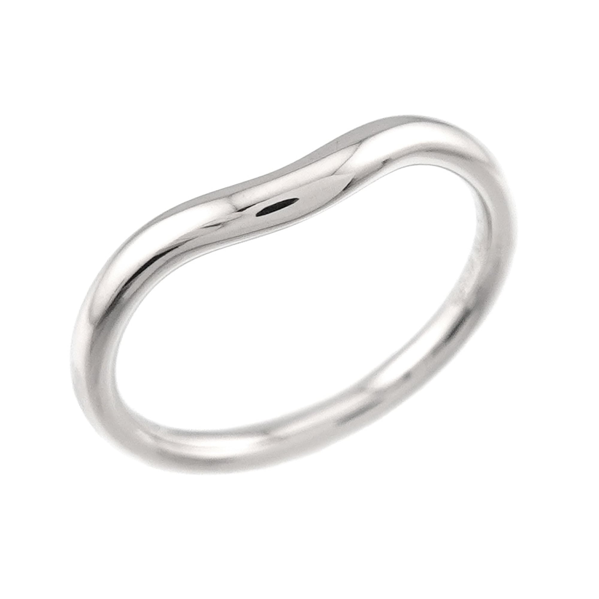 Tiffany Platinum Platinum 950 Band Ring (Pre-Owned)