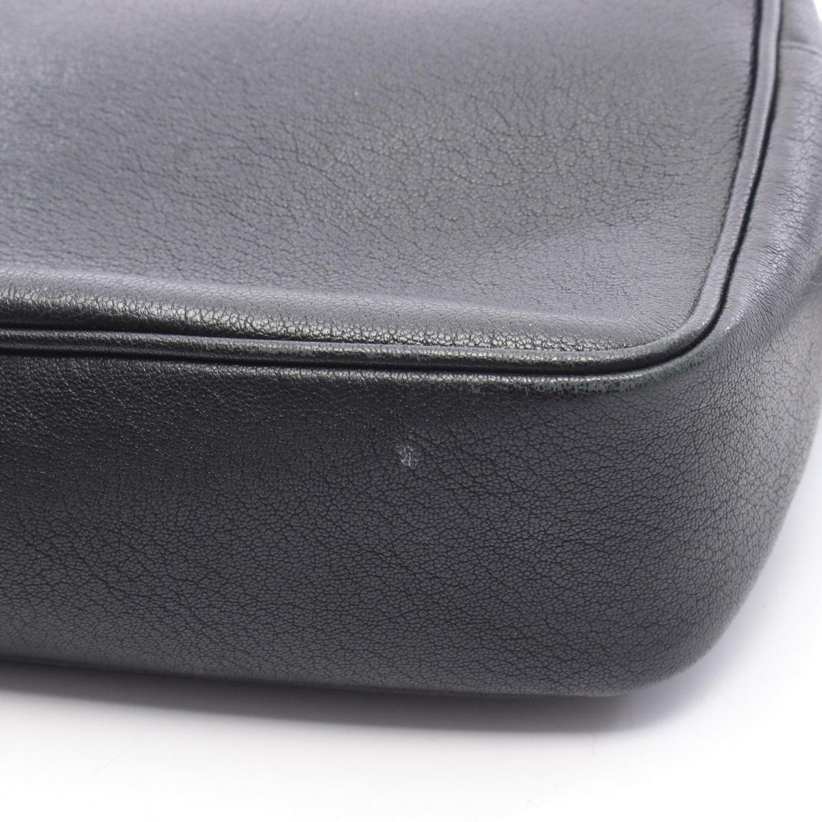 Yves Saint Laurent Black Leather Handbag Shoulder Bag (Pre-Owned)