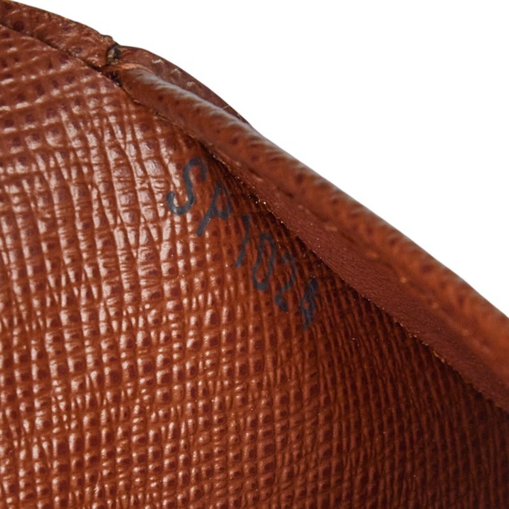 Louis Vuitton Monogram Brown Leather Pvc Wallet (Bi-Fold) (Pre-Owned)