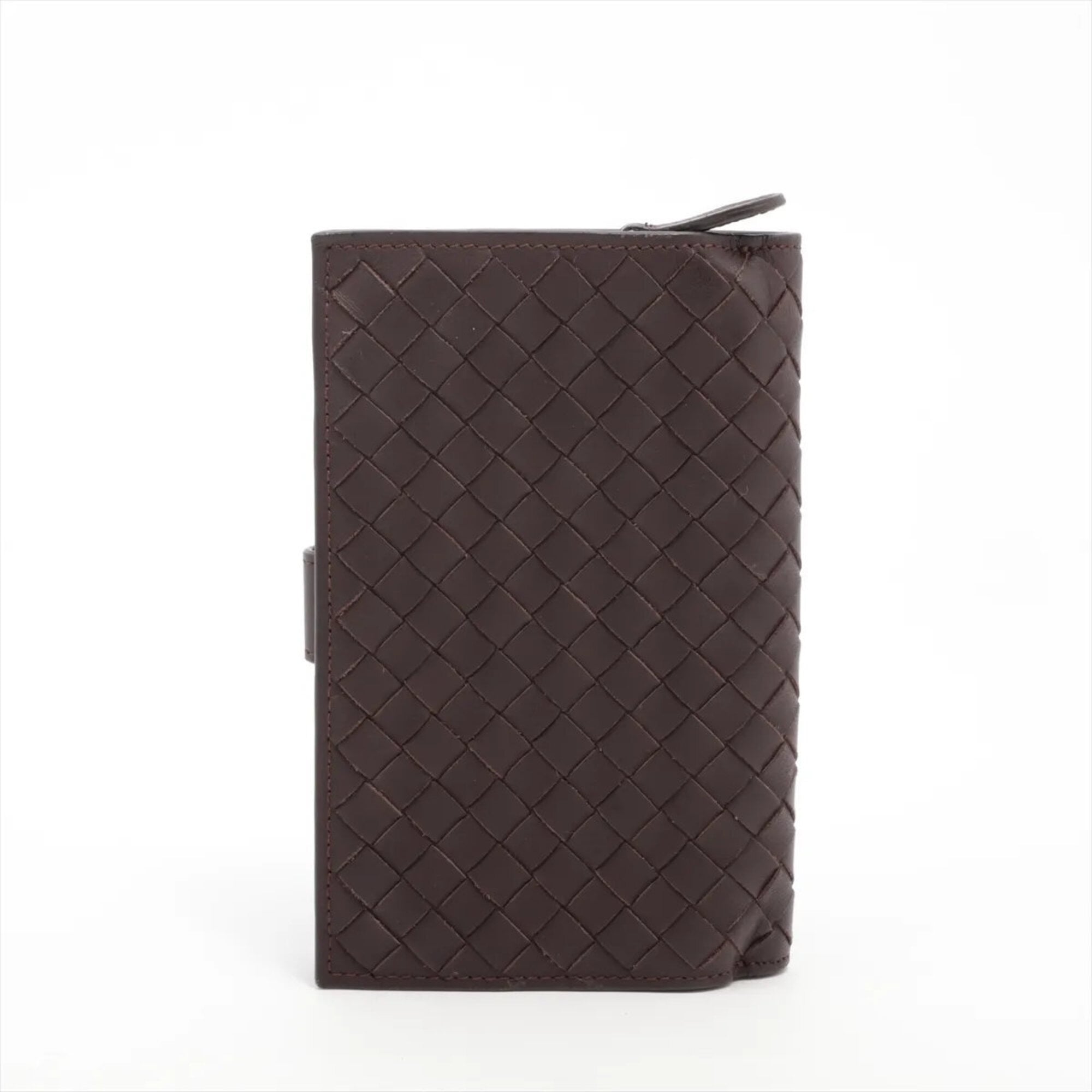 Bottega Veneta Intrecciato Brown Intrecciato Wallet (Bi-Fold) (Pre-Owned)
