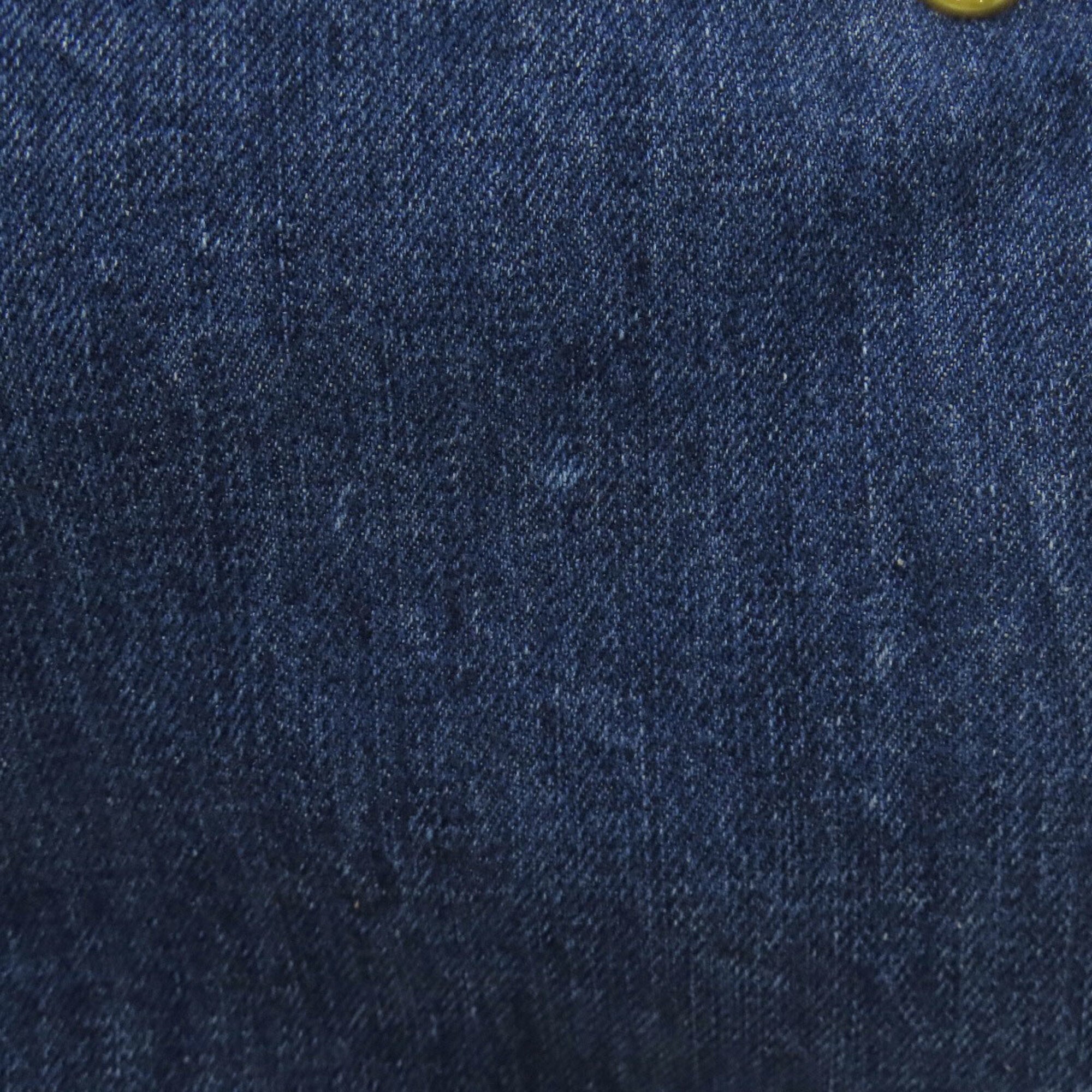 Prada Canapa Blue Denim Handbag (Pre-Owned)