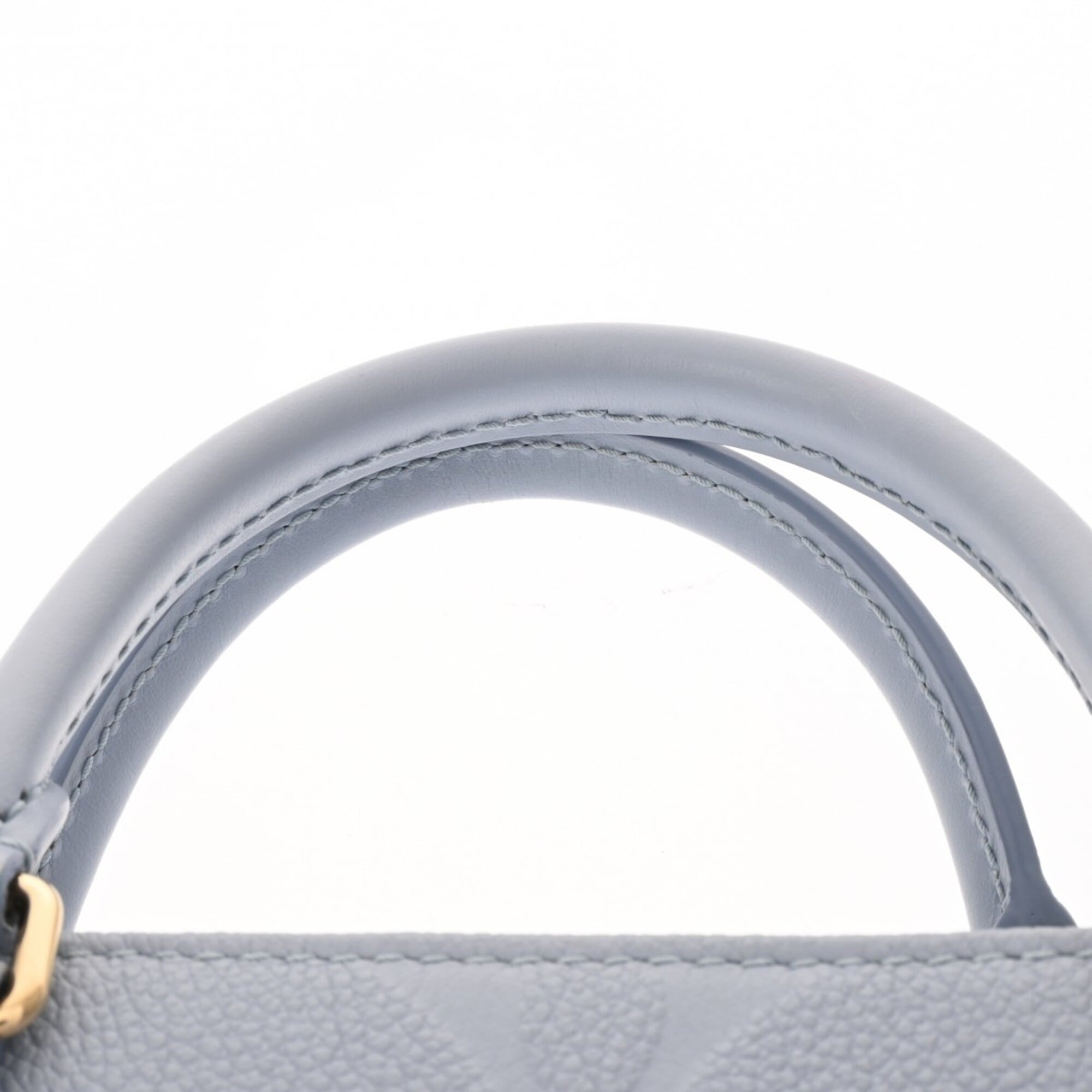 Louis Vuitton Light Blue Leather Handbag (Pre-Owned)