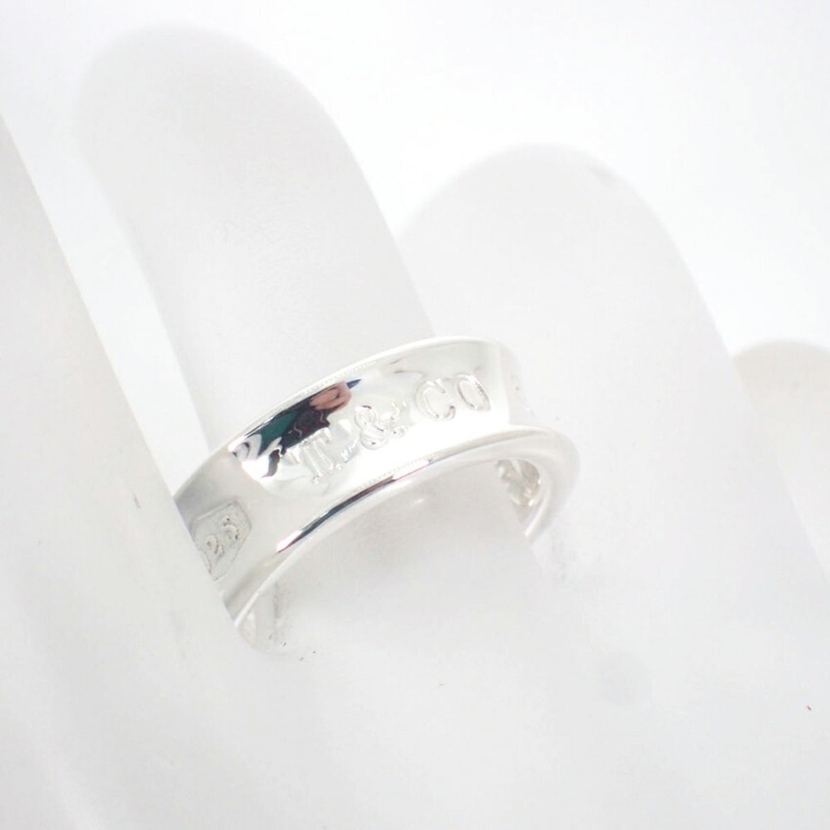 Tiffany Sterling Silver 925 Band Ring (Pre-Owned)