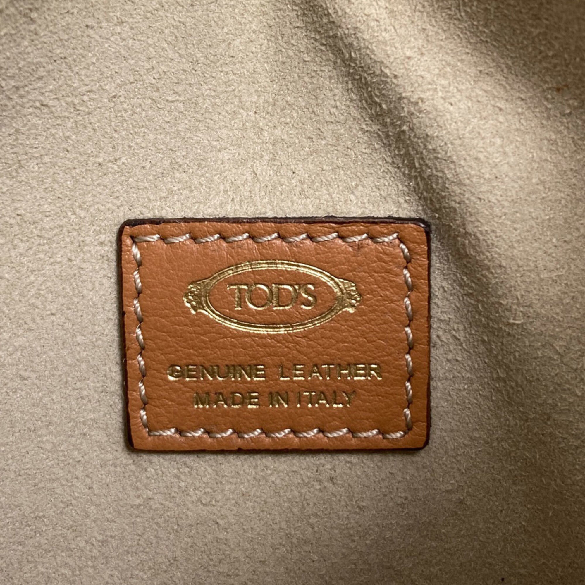 Tod's Brown Leather Handbag (Pre-Owned)