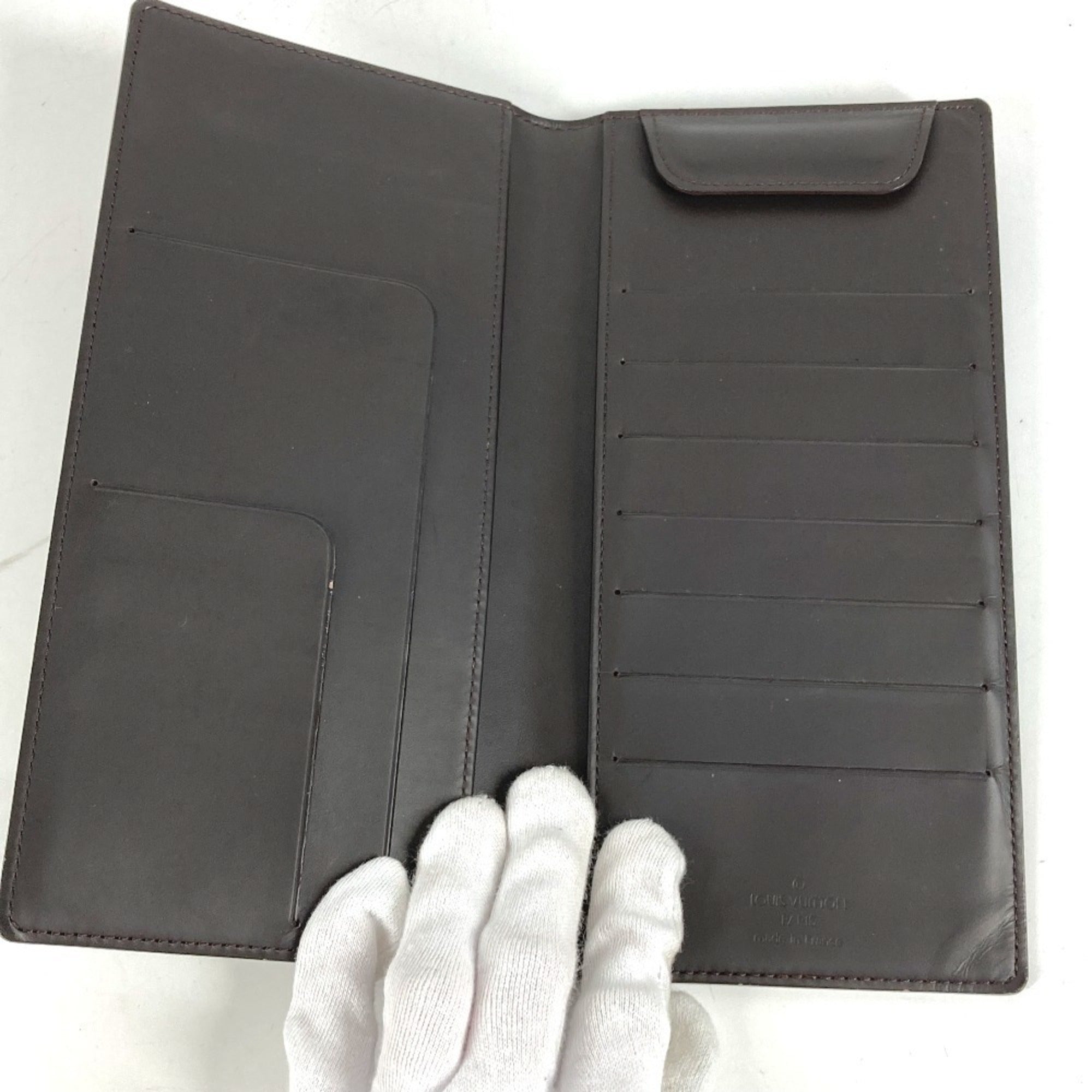 Louis Vuitton Brown Coffee Long Wallet (Bi-Fold) (Pre-Owned)