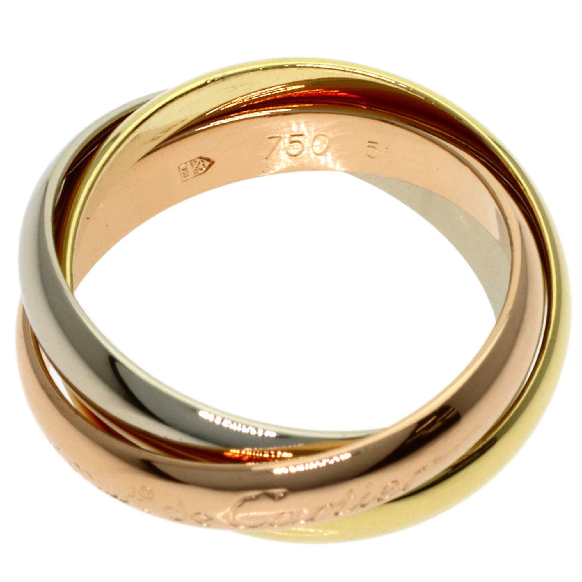 Cartier Yellow Gold (18K) Pink Gold (18K) White Gold (18K) Band Ring (Pre-Owned)