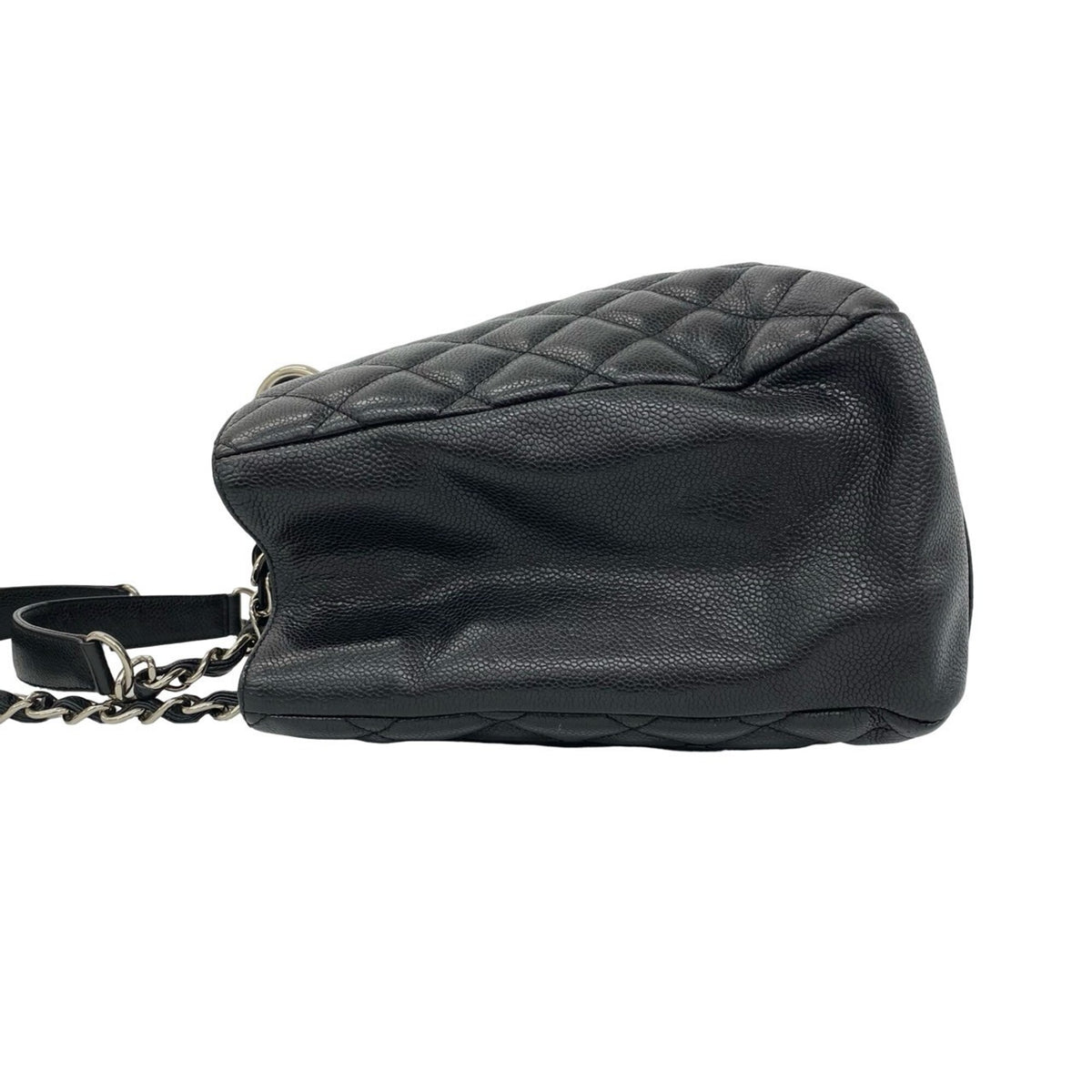 Chanel Black Grained Calfskin Tote Bag (Pre-Owned)