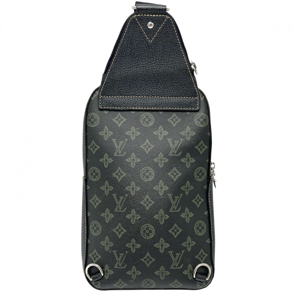 Louis Vuitton Monogram Black Green Monogram Shoulder Bag Sling Bag (Pre-Owned)